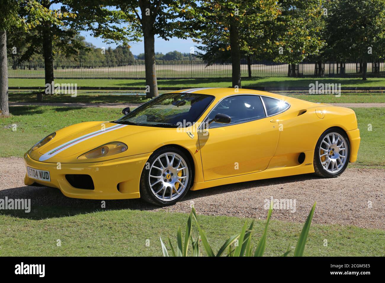 Ferrari 360 Challenge Stradale (2004), car Club Displays, Concours of Elegance 2020, Hampton court Palace, Londres, Royaume-Uni, Europe Banque D'Images