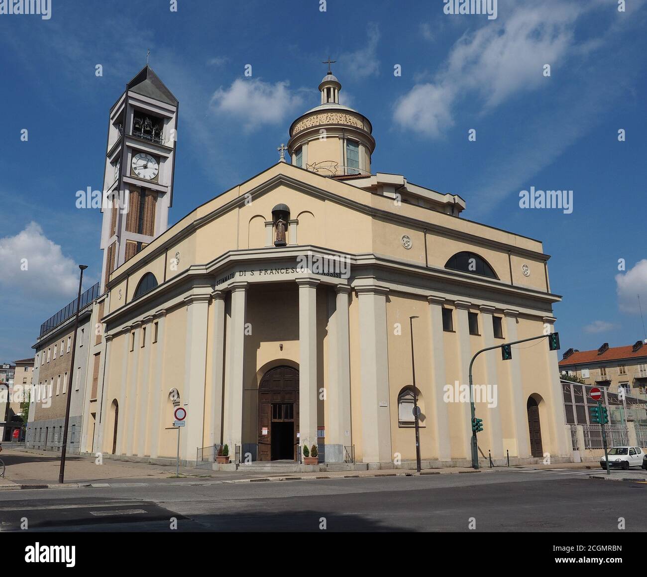 L'église de Stimmate di San Francesco d'assise à Turin, Italie Banque D'Images