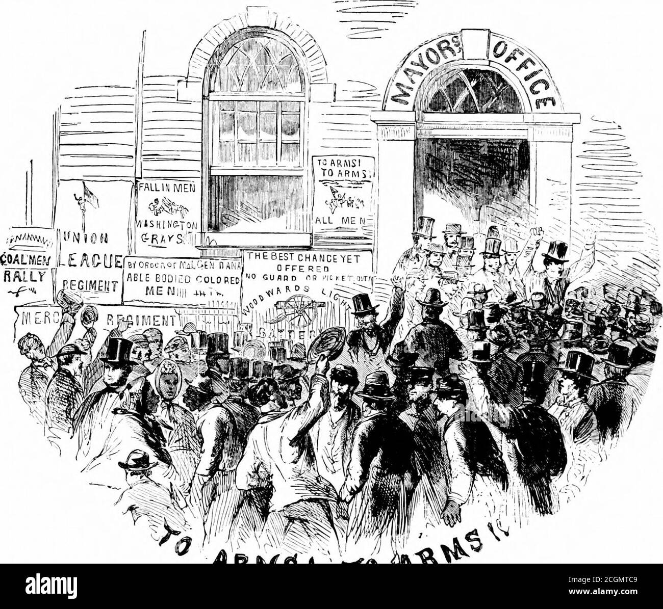 . Philadelphie dans la guerre civile 1861-1865 [ressource électronique] . le onzième jour de juin, A. D., mille huit cent soixante-trois. ALEXANDER HENRY, maire de Philadelphie. AVANT GETTYSBURG, LE GARDE DE LA MAISON EN SERVICE (d'une affiche de l'époque de la guerre). HEAD-ql ARTERS, GARDE À DOMICILE, VILLE DE PHILADELPHIE, 16 juin 1863.Inder l'autorité de sur l'art de l'Assemblée générale du Commonwealth de Pennsylvanie, intitulée une loi relative à la garde à domicile de la ville de Philadelphie, a approuvé le soixante-dix-sept de mai, Anno Domini, mille huit cent soixante et un, Et de l'exigence du HON. ALEXAN Banque D'Images