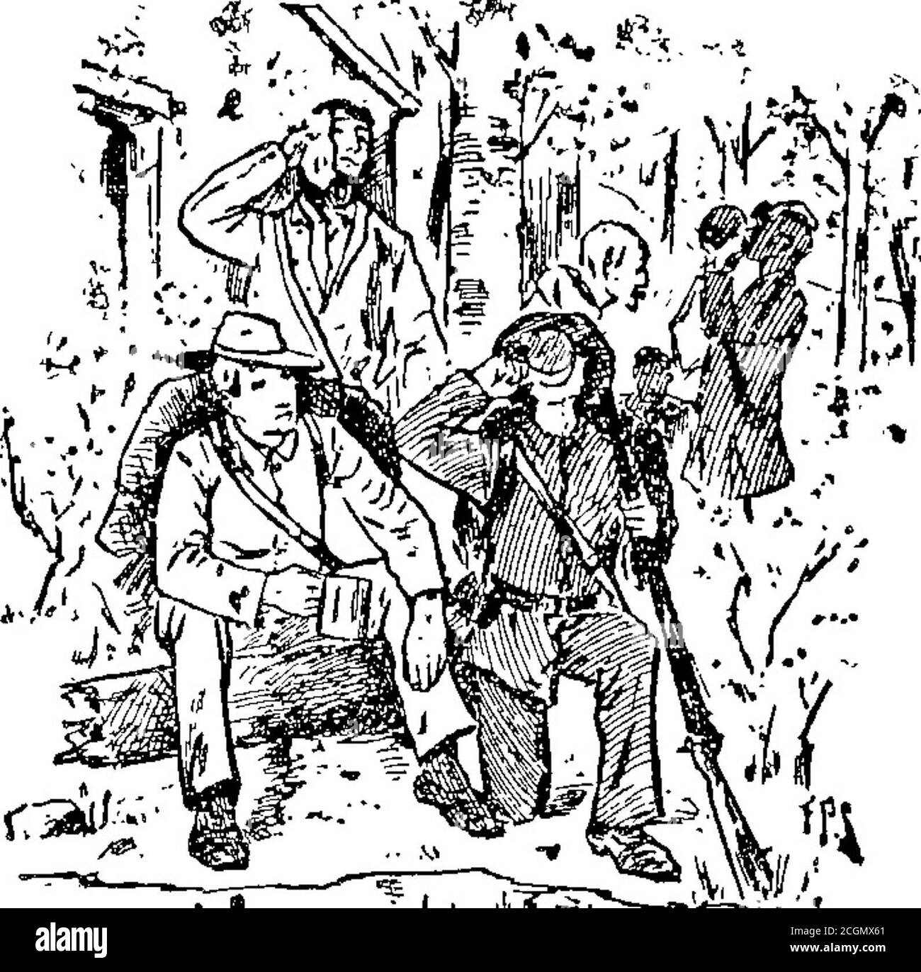 . L'histoire du Twenty-First Regiment, Connecticut Volunteer Infantry, pendant la guerre civile, 1861-1865 [ressource électronique] . r Express pour Portsmouth, d'où nous avons passé notre ancien camp à Bowers Hill. Très heureux que nous ayons été à cet endroit, après une absence de dix-neuf jours. Avant la nuit, 136 Twenty-First Regiment Connecticut Volunteers. Cependant, nous avons reçu des ordres de faire rapport à Portsmouth asprovost Guard. C'était une nouvelle très bienvenue, car elle a assuré la place de l'apéritif, les bons quartiers et la vie de la ville. Mais au vu du mois de mars précédent, nous avons été autorisés à rester dans le camp jusqu'au jour où nous avons frappé Banque D'Images