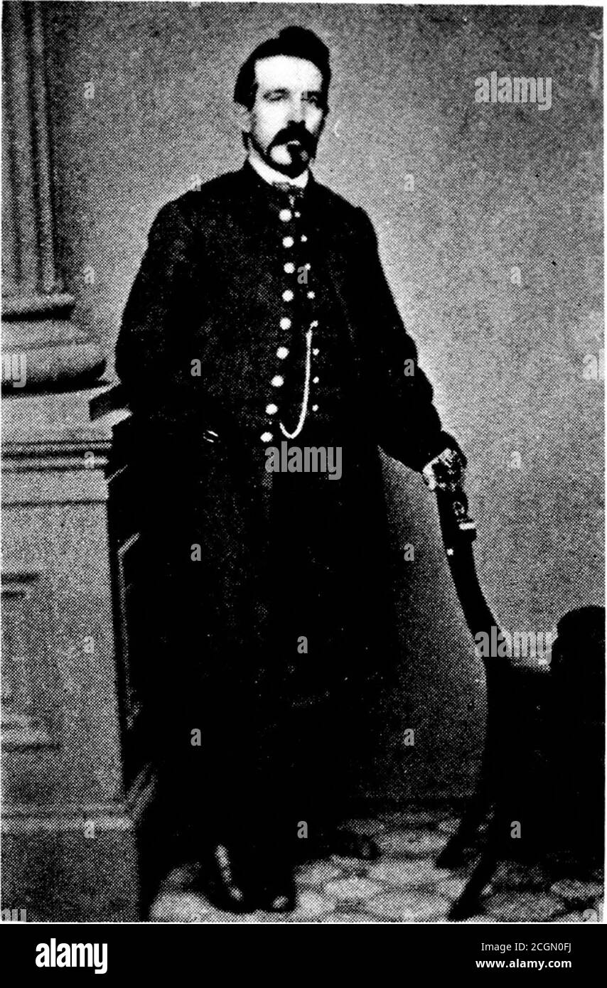 . Histoire de la troisième cavalerie de Pennsylvanie, soixantième Regiment Pennsylvania Volunteers, dans la guerre civile américaine, 1861-1865 [ressource électronique] . Averell nous avait emmenés, au cours de l'année précédente, sur cette route pendant que nous étions campés à St. JamesCollege, après la bataille d'Antietam. Nous nous sommes tardés à Waynesboropour plusieurs jours, en profitant et en faisant bon usage de l'heure en obtenant nos chevaux de reformuler, et en prenant soin d'autres mat-ters ayant besoin d'attention. Des lettres nous sont venues de chez nous, et la plupart d'entre nous ont envoyé des comptes-réponses de nos doings. Le 10 juillet a été arqué à la forge Old Antietam, et il y avait un Banque D'Images