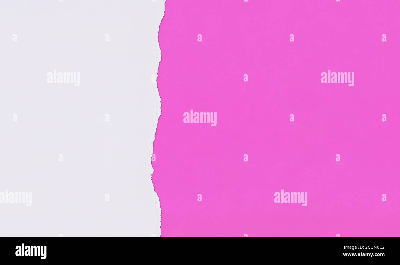 Papier d'art rose se chevauchant et déchirant pour la conception d'arrière-plan. Banque D'Images