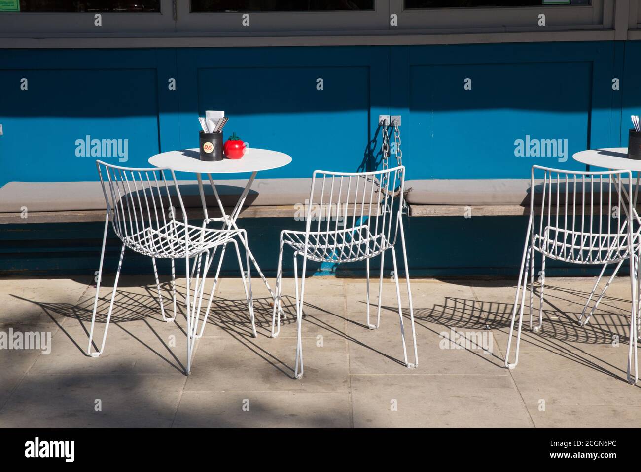 coin salon extérieur Banque D'Images