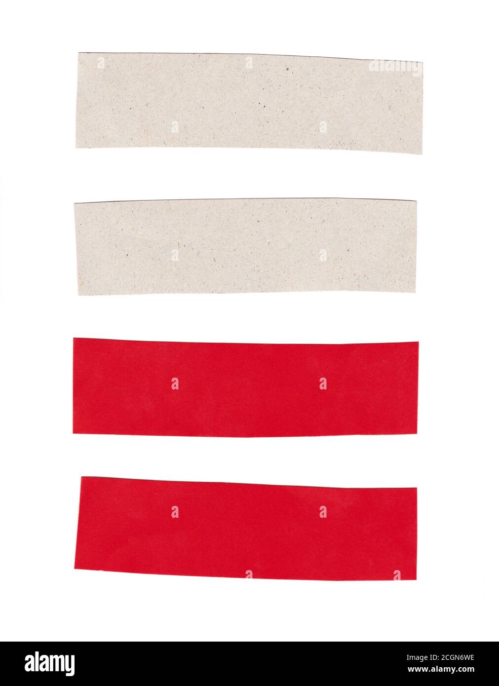 Forme rectangulaire de papier d'art isolé sur fond blanc pour le design de votre travail. Banque D'Images