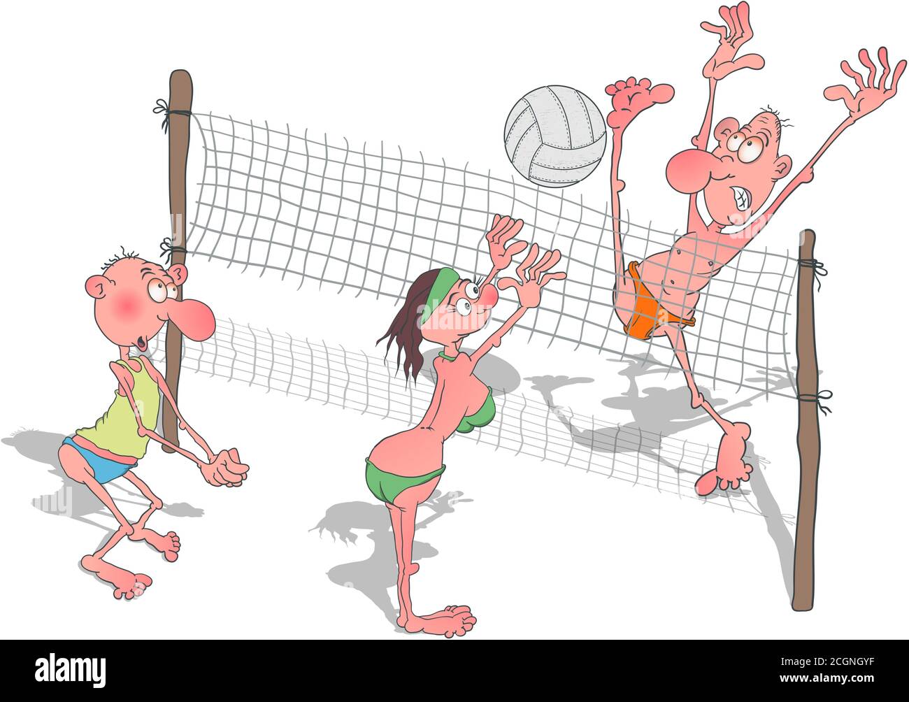 Joueur de beach volley Banque d'images détourées - Page 3 - Alamy