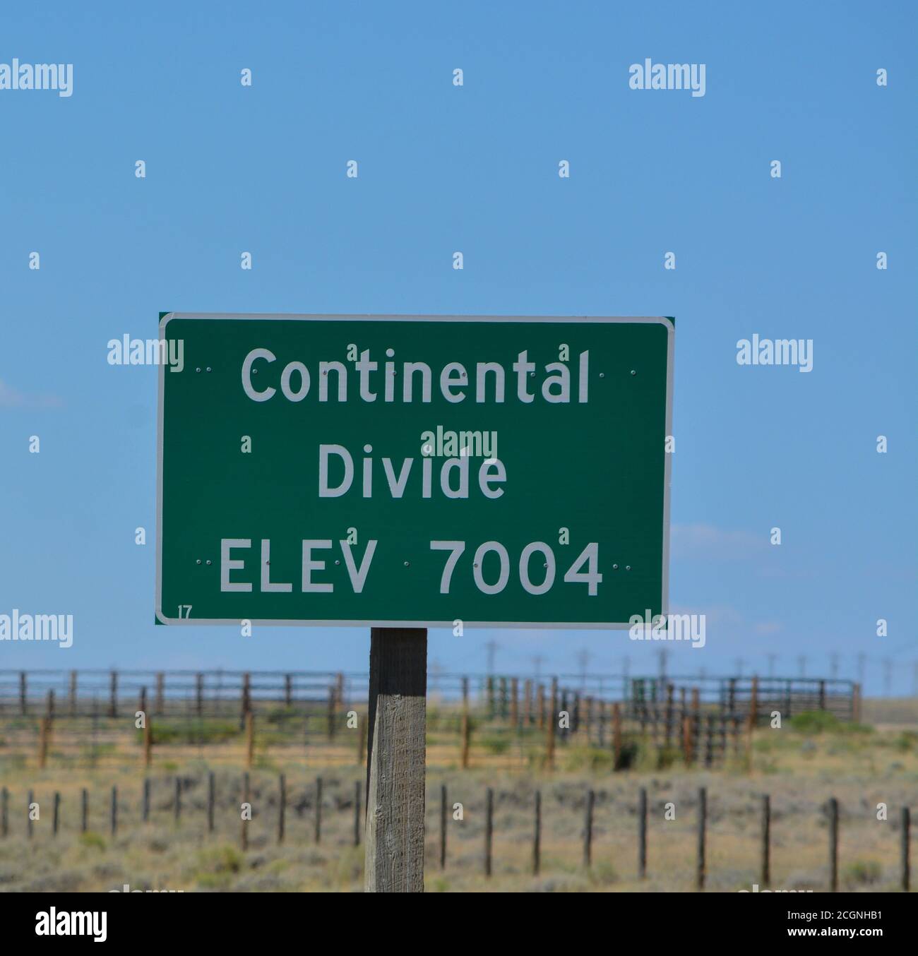 Sign continental divide usa Banque de photographies et d'images à haute  résolution - Alamy