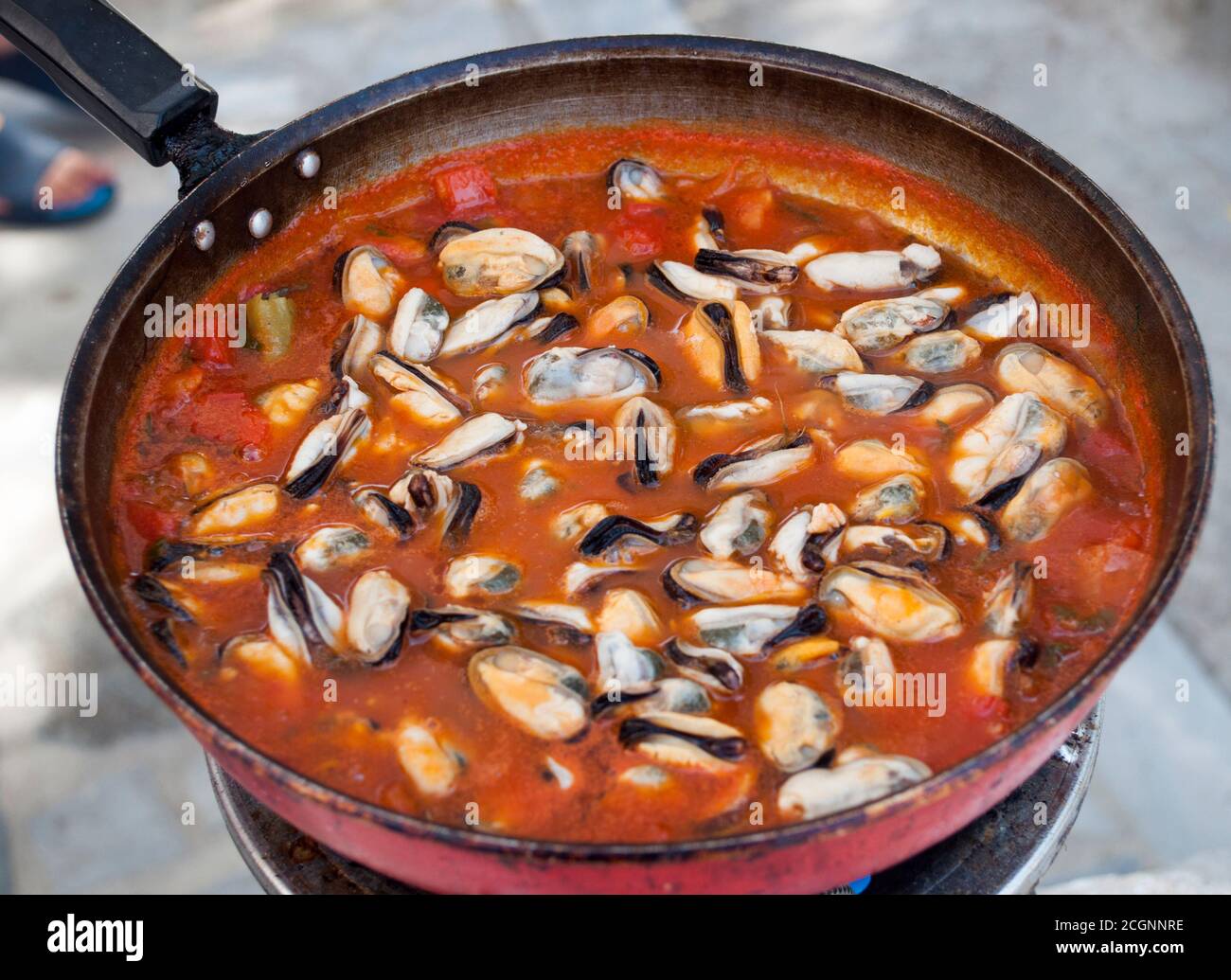 Photos prises de l'île grecque Tinos dans le sud de la mer Égée près de l'île de Mykonos. Ces photos se composent principalement de maisons, de fruits de mer, de navires et d'archéologie Banque D'Images