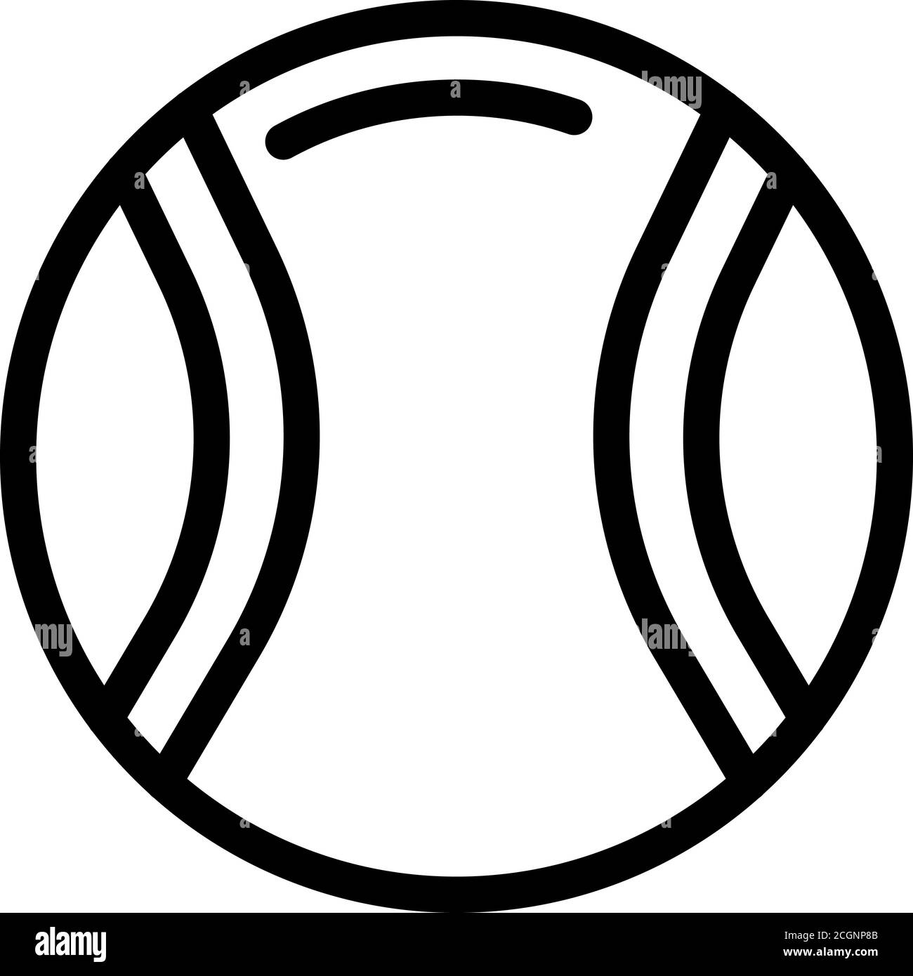 Icône de boule de suspension, style de contour Illustration de Vecteur