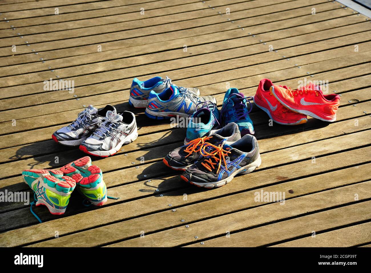 Chaussures de running, Allemagne Banque D'Images
