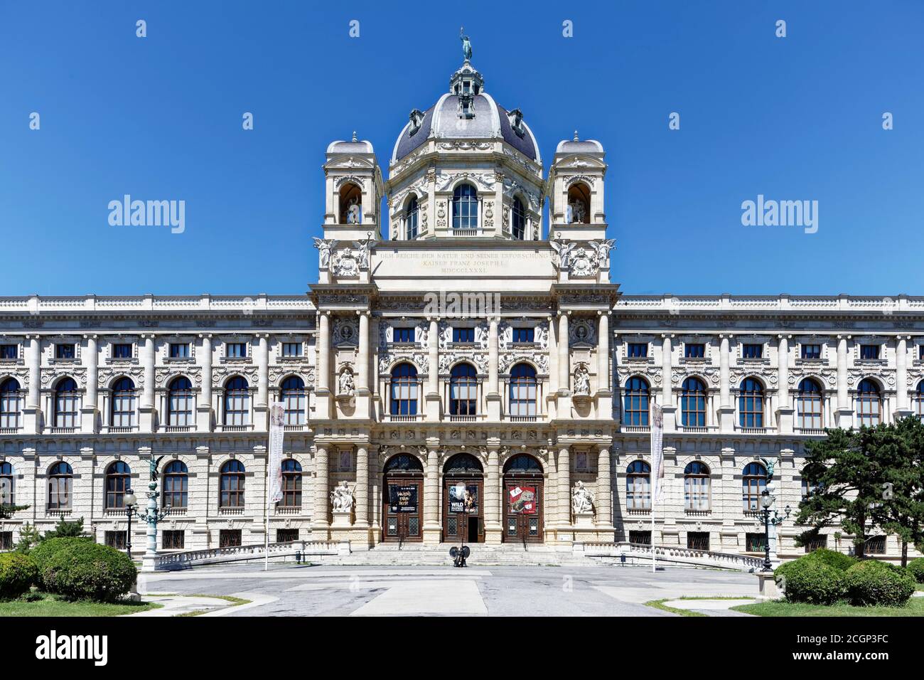 Musée Kunsthistorisches, construit en 1871-1881, KHM, Maria-Theresien-Platz, 1er arrondissement de Vienne, ville intérieure de Vienne, Autriche Banque D'Images