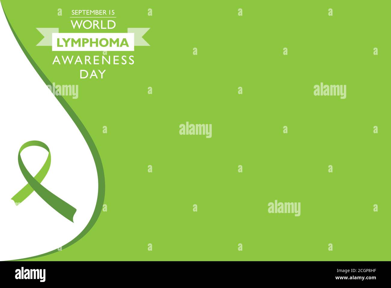Illustration vectorielle de la Journée mondiale de sensibilisation au lymphome observée en septembre 15 Illustration de Vecteur