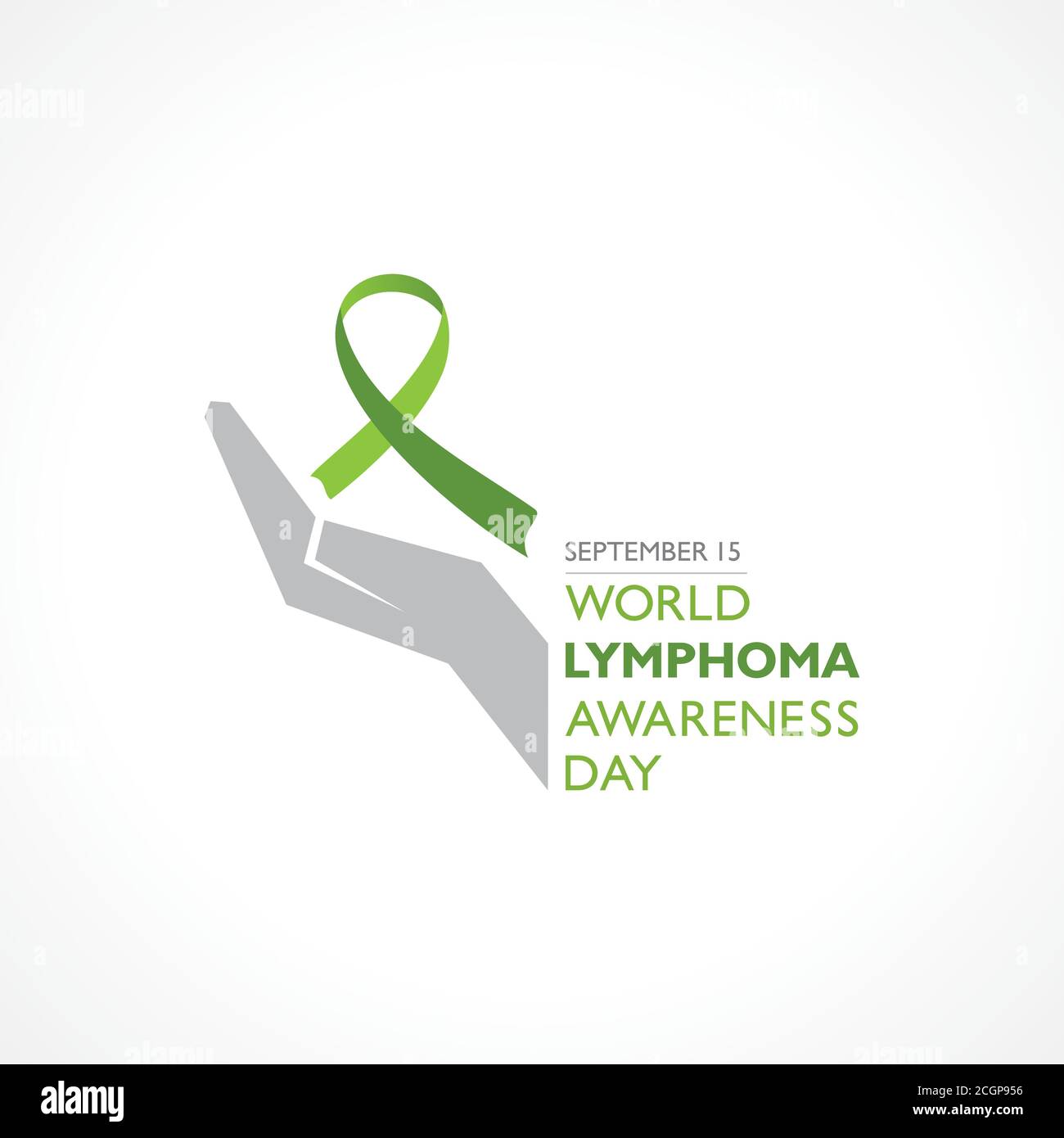 Illustration vectorielle de la Journée mondiale de sensibilisation au lymphome observée en septembre 15 Illustration de Vecteur