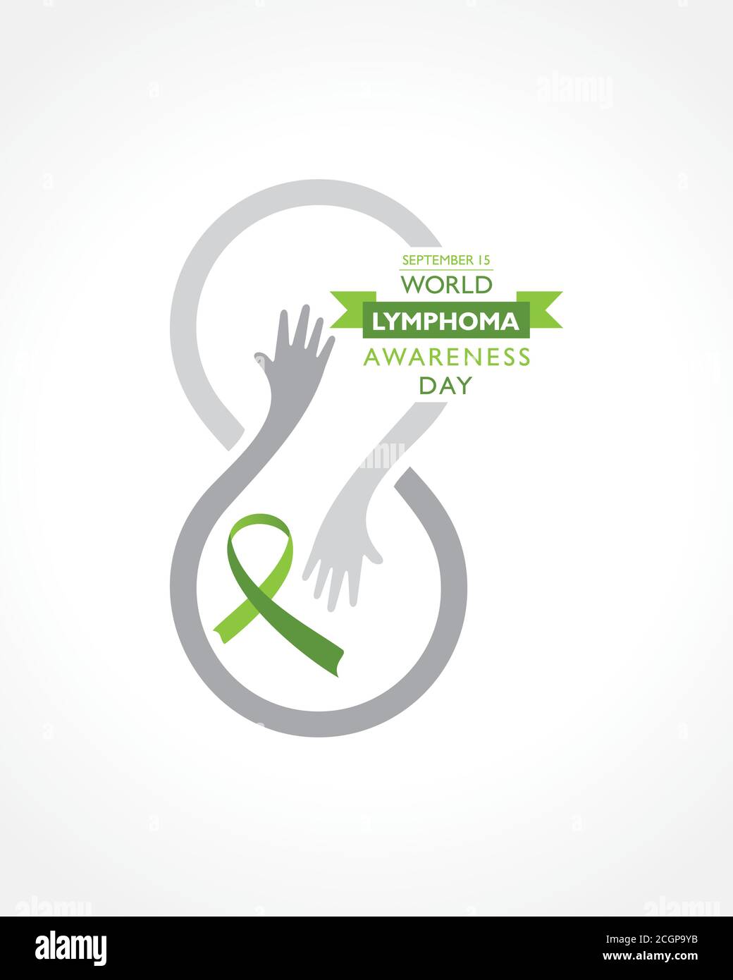 Illustration vectorielle de la Journée mondiale de sensibilisation au lymphome observée en septembre 15 Illustration de Vecteur