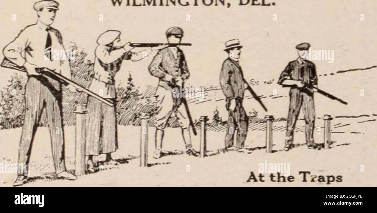 . Magazine des employés de Baltimore et de l'Ohio . POURQUOI NE PAS ESSAYER TRAPSHOOTING ? Donnez ce sport une fois-plus.Theres toujours un accueil aux clubspour les visiteurs. Si les theres pas de club d'armes à feu pratique, vous trouverez le PIÈGE À MAIN DU PONT un substitut prac-tique pour la cible throwingappareil dans les clubs de trapshooting.Trapshooting est un sport de tous les jours dans l'année. Essayez. Amusez-vous encore plus avec yourgun. D'autres le font,—pourquoi ne PAS ÉCRIRE pour les livrets descriptifs,— thevreFREE. POUDRE SPORTIVE DIVISION E. I. du Pont de Nemours & Co. WILMINGTON, DEL.. Banque D'Images