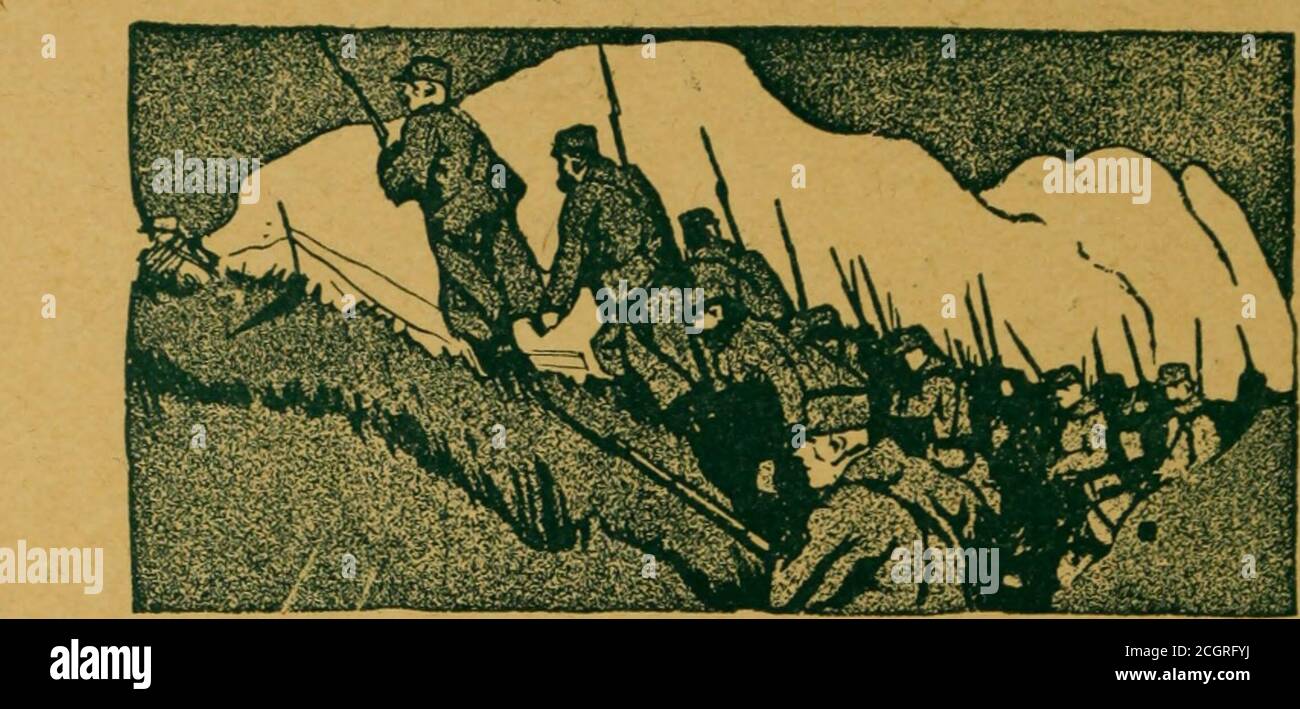 . Magazine des employés de Baltimore et de l'Ohio . Décembre 1917. Laissez-nous vous aider par-dessus le dessus nos garçons là-bas se battent pour vous et le vôtre. Que faites-vous ? Avez-vous fourni une maison pour votre famille ? Les maisons ne se limitent pas à quatre murs carrés, c'est-à-dire avec des photos accrochées et dorées ; la maison est là où l'affection appelle, où son sanctuaire a été construit par le cœur. Pourquoi ne prenez-vous pas la famille ycur au-dessus de TopH et de conqueryour Old Enemy—le système de location-paiement ? L'équipement du Big Drive est à vous pour le demander. Détails Forfull écrire à Division S, Baltimore et Ohio relief départ, Baltimore, Md., et apprendre Banque D'Images