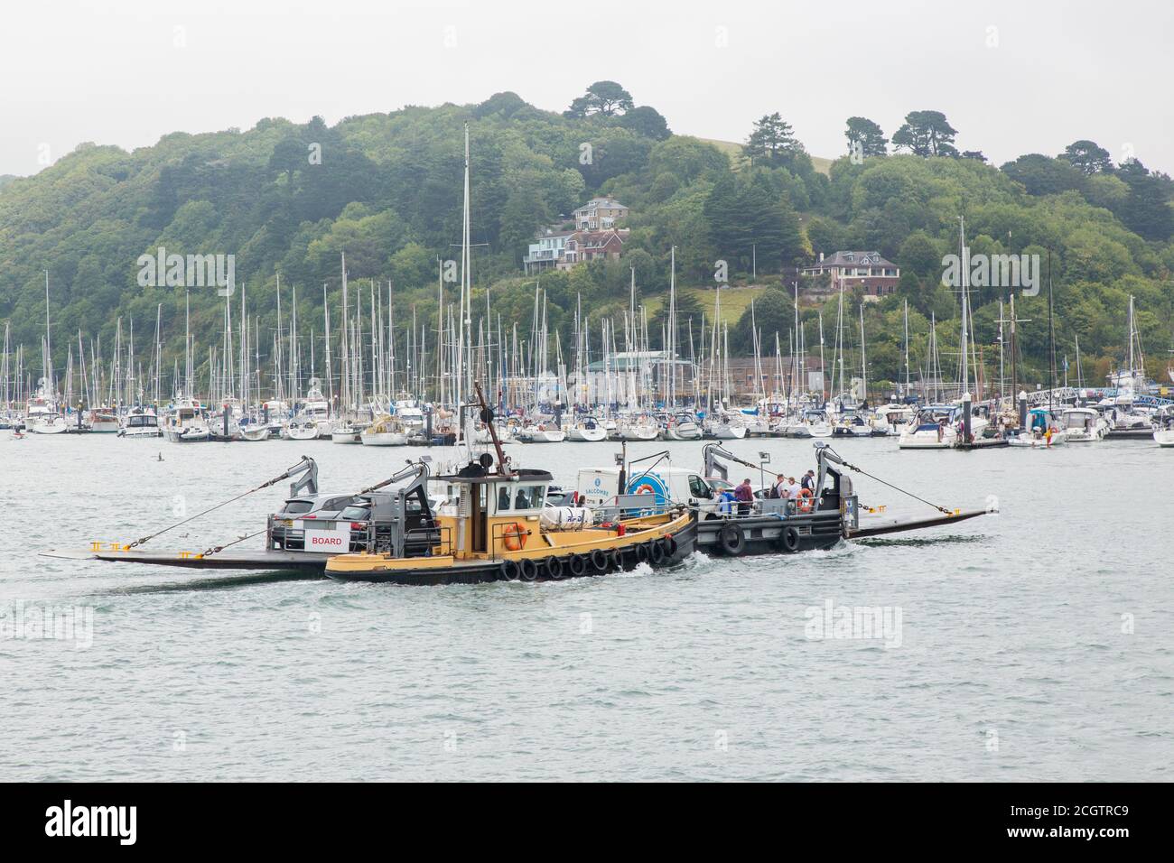 Lower Ferry, Dartmouth, Devon, Angleterre, Royaume-Uni. Banque D'Images