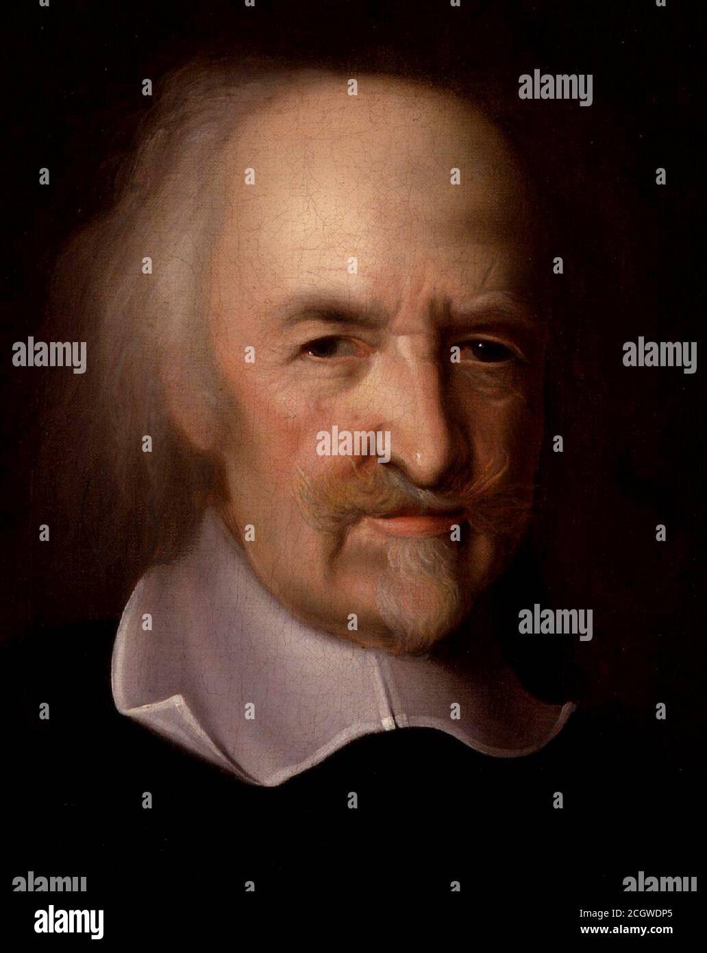 Thomas Hobbes (1588 – 1679), philosophe anglais Banque D'Images