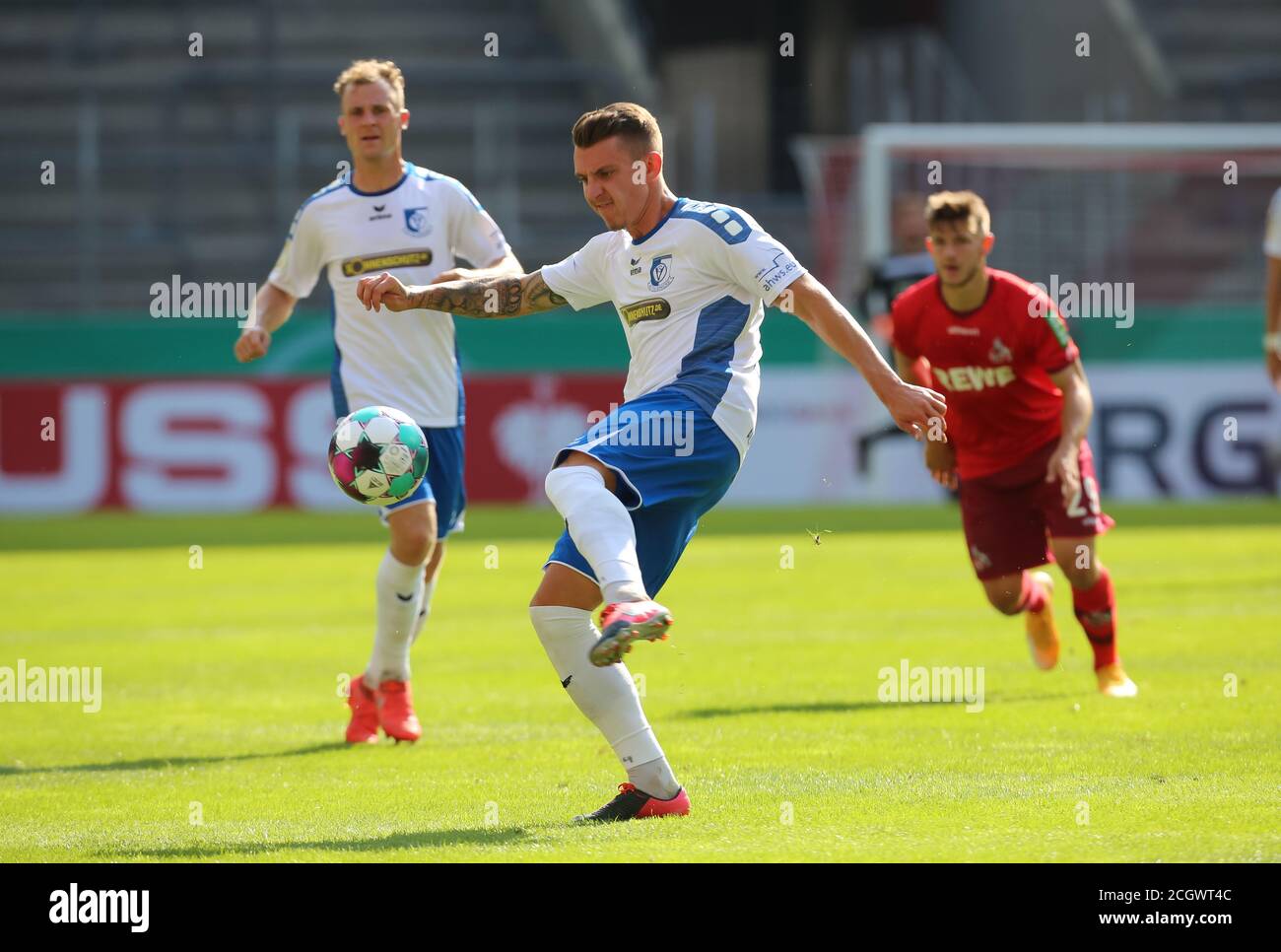 Cologne, Allemagne. 12 septembre 2020. DFB Pokal, 1. Runde, VSG Altglienicke - 1. FC Cologne: Tim Haeussler (Berlin) crédit: Juergen Schwarz/Alay Live News Banque D'Images