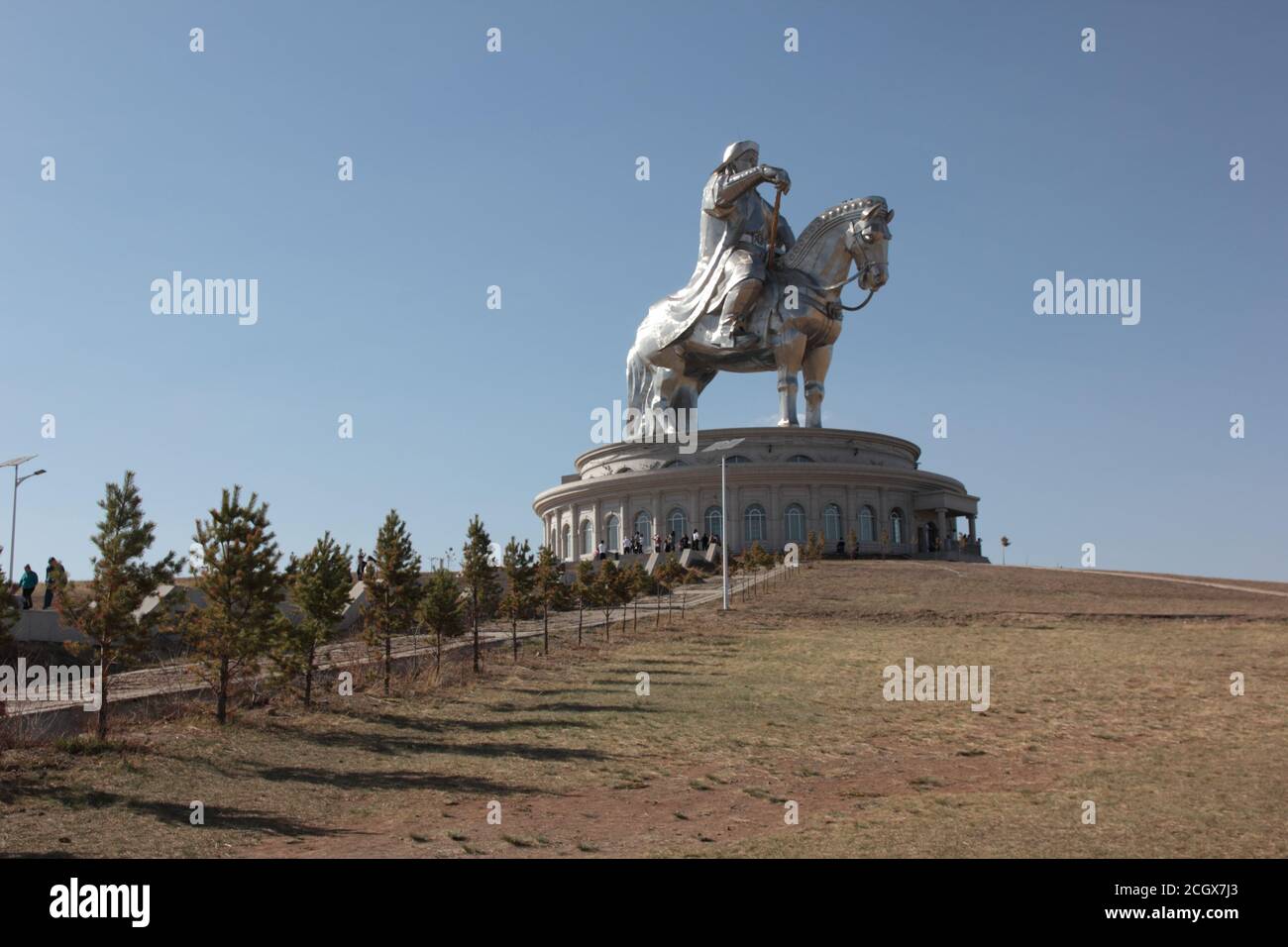 Statue de Gengis Khan en Mongolie, complexe de statue de Chinggis Khaan Banque D'Images