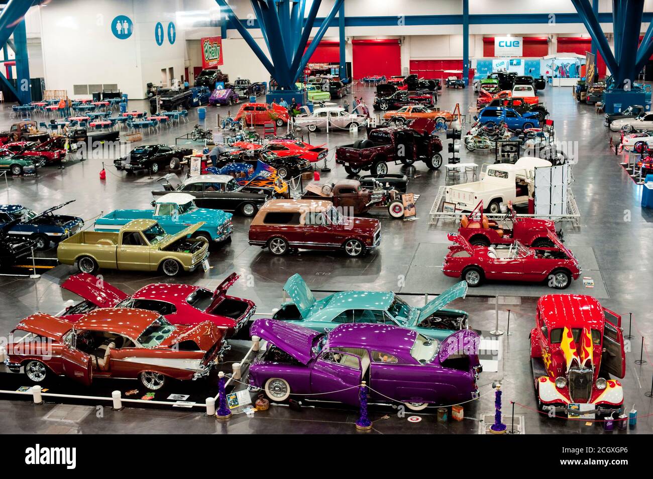 2017 Houston Autorama, Houston, Texas, voitures et camions restaurés et modifiés au centre de congrès George R Brown Banque D'Images