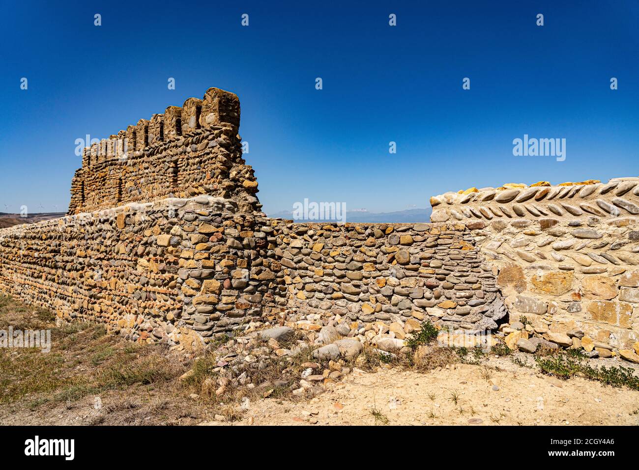 Forteresse médiévale de Goristsikhe dans la ville de Gori. Photo de haute qualité Banque D'Images