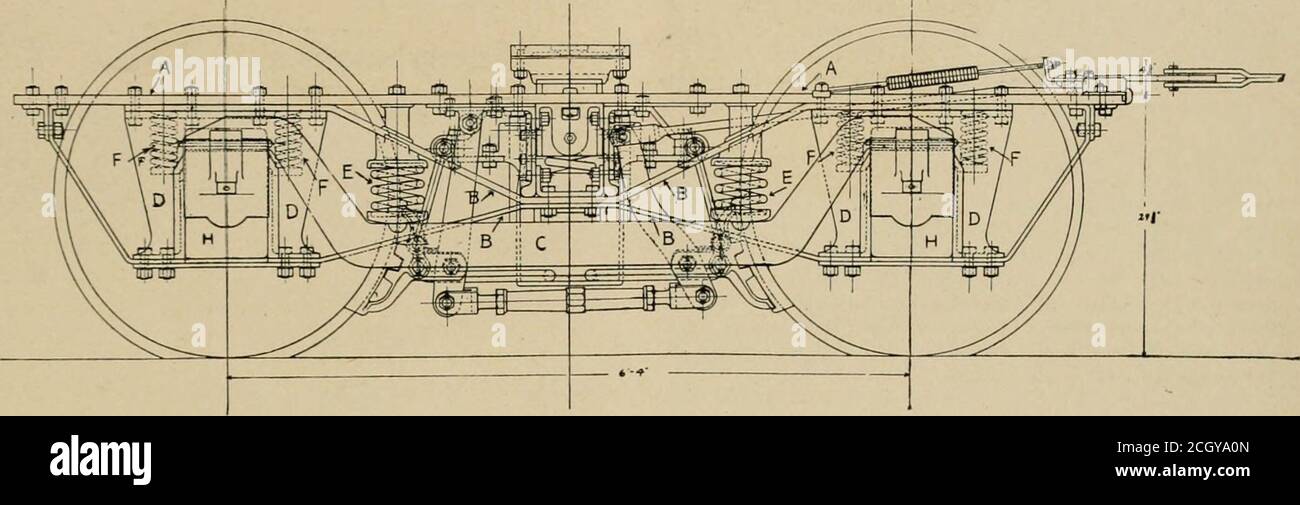 . La revue de chemin de fer de rue . les transoms et inter-feres avec le fonctionnement des freins, car il permet aux camions de changer légèrement leur position par rapport à la carrosserie de voiture. Le mouvement Sucha des bourrelets, donne également un mouvement à la carrosserie de la voiture, ce qui est i-ibjectif pour les passagers. Cette traverse est également renforcée rapidement par des boulons en U lourds qui lui confèrent un support solide et l'assure contre l'inclinaison. Il est allégué que ce PROGRAMME DE L'ASSOCIATION DES COMPTABLES. programme ihe tel qu'il a été organisé pour la cinquième réunion annuelle de la.Street Railway .ccountants .sociation de .Kmeri Banque D'Images