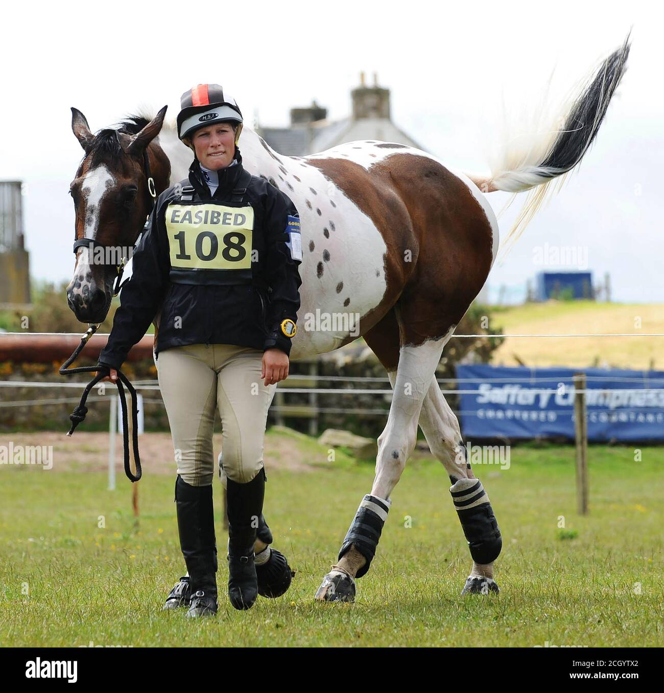 Zara Phillips. Burgie International Horse Trials, Écosse. 14/6/2008. CRÉDIT PHOTO : © MARK PAIN / ALAMY Banque D'Images