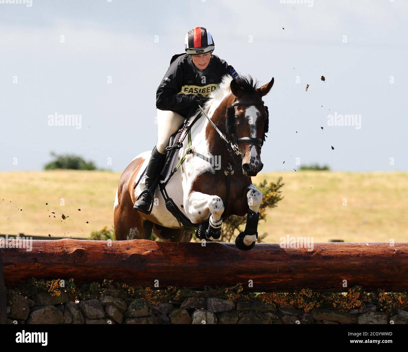 Zara Phillips. Burgie International Horse Trials, Écosse. 14/6/2008. CRÉDIT PHOTO : © MARK PAIN / ALAMY Banque D'Images