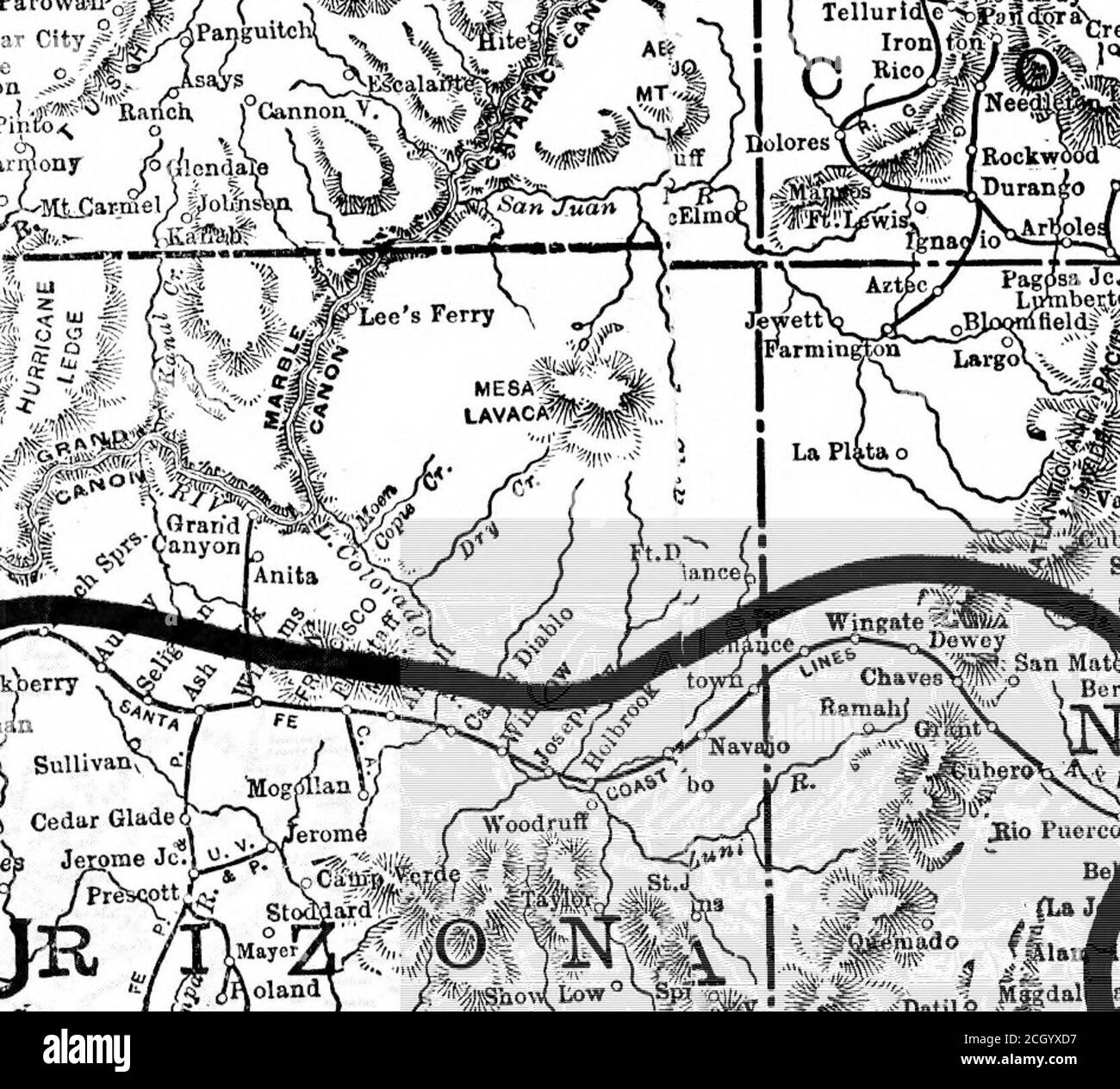 . Cartes du trafic ferroviaire : préparé pour le cours de commerce inter-États . hs(ORT»«^ ^ el Morland „,&gt;.,:. B?Wffld»-iV4inVeapoSS! 5 OatbA .^;:^in«e|d F »- ^^::S5^SIO, s^^ Ki&gt;:^...r^^^^£^l5ISS&^r-^^- Tick]in i „ —,  , MoberIy S&gt;-^a^^^^r---^############################################## VT ^ ^n HI 5,SER I / ^MoDtrureV ■ g^SflteS^^^feNortor , n . .^^^il ^^fflM)l(?^^AIamo«a!olores^,SIS*if- iBockwW^®, ,/ UT. HJ:JJ)nranio pll*SBRT .{./r^. Lac Sheridan^OSS«^T---V^»l•thé {iMmmff^i Cr.7^haut de Las Animas;^^K!vtBhd2i Jeshoat Oartijo.Sgn. Cocane-p^ Shiolc Leoti Astor PAC. Scott McbsCity  TTTT Terryton Gi Banque D'Images