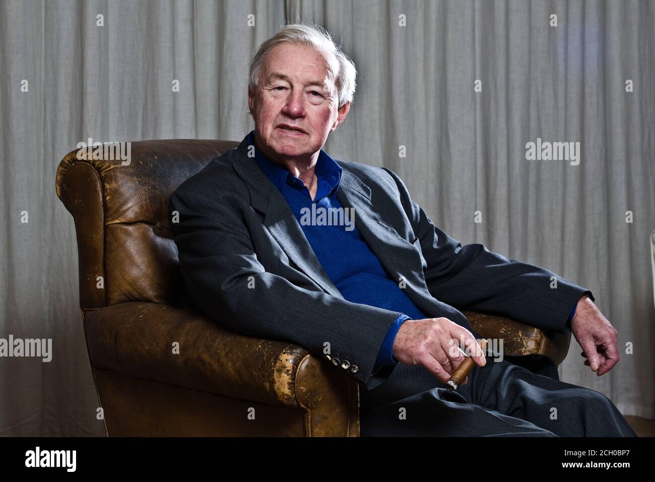 Sir Terence Conran (1931-2020), photographié au restaurant Boundary, Shoreditch, est de Londres, Angleterre, Royaume-Uni Banque D'Images