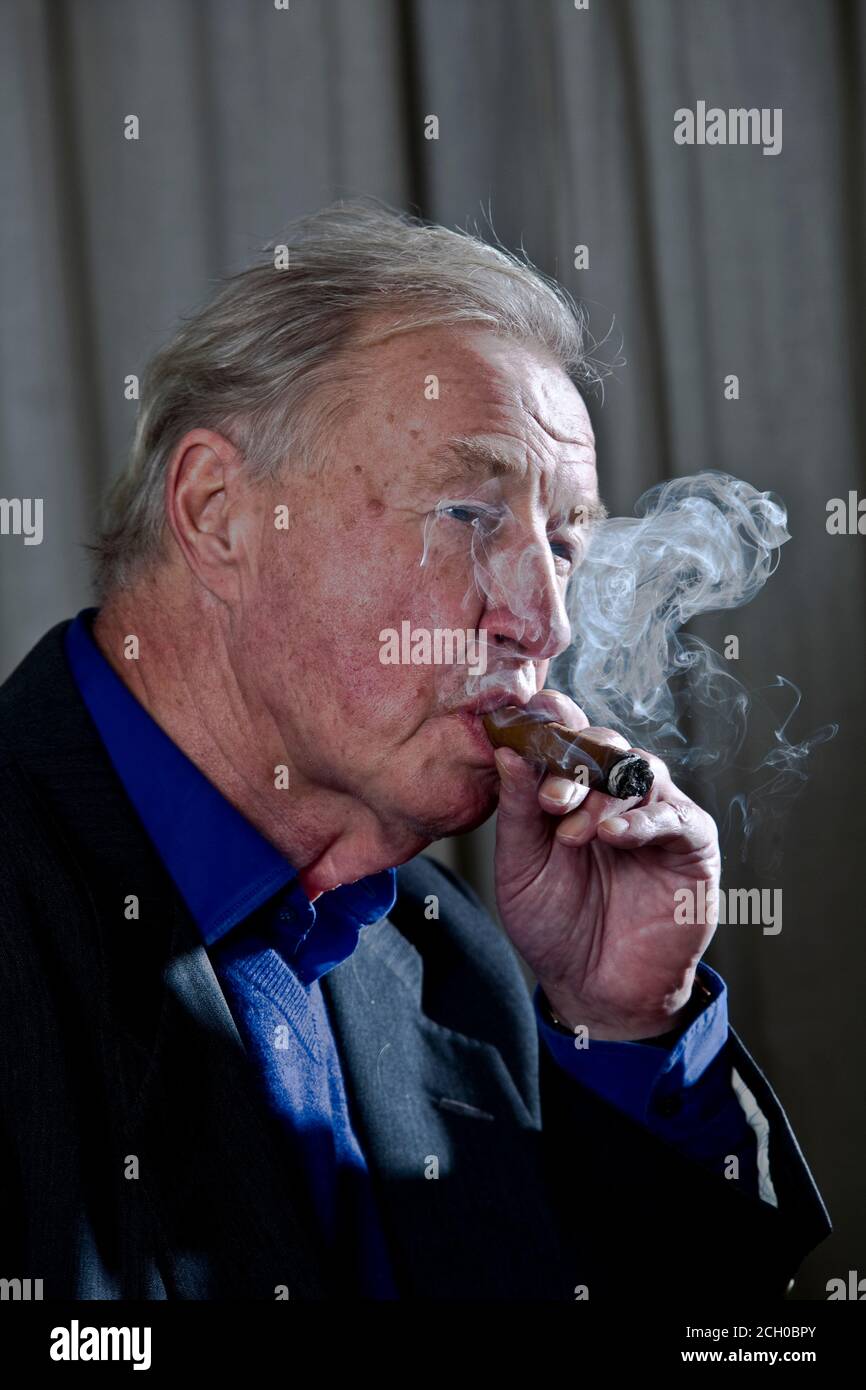 Sir Terence Conran (1931-2020), photographié au restaurant Boundary, Shoreditch, est de Londres, Angleterre, Royaume-Uni Banque D'Images