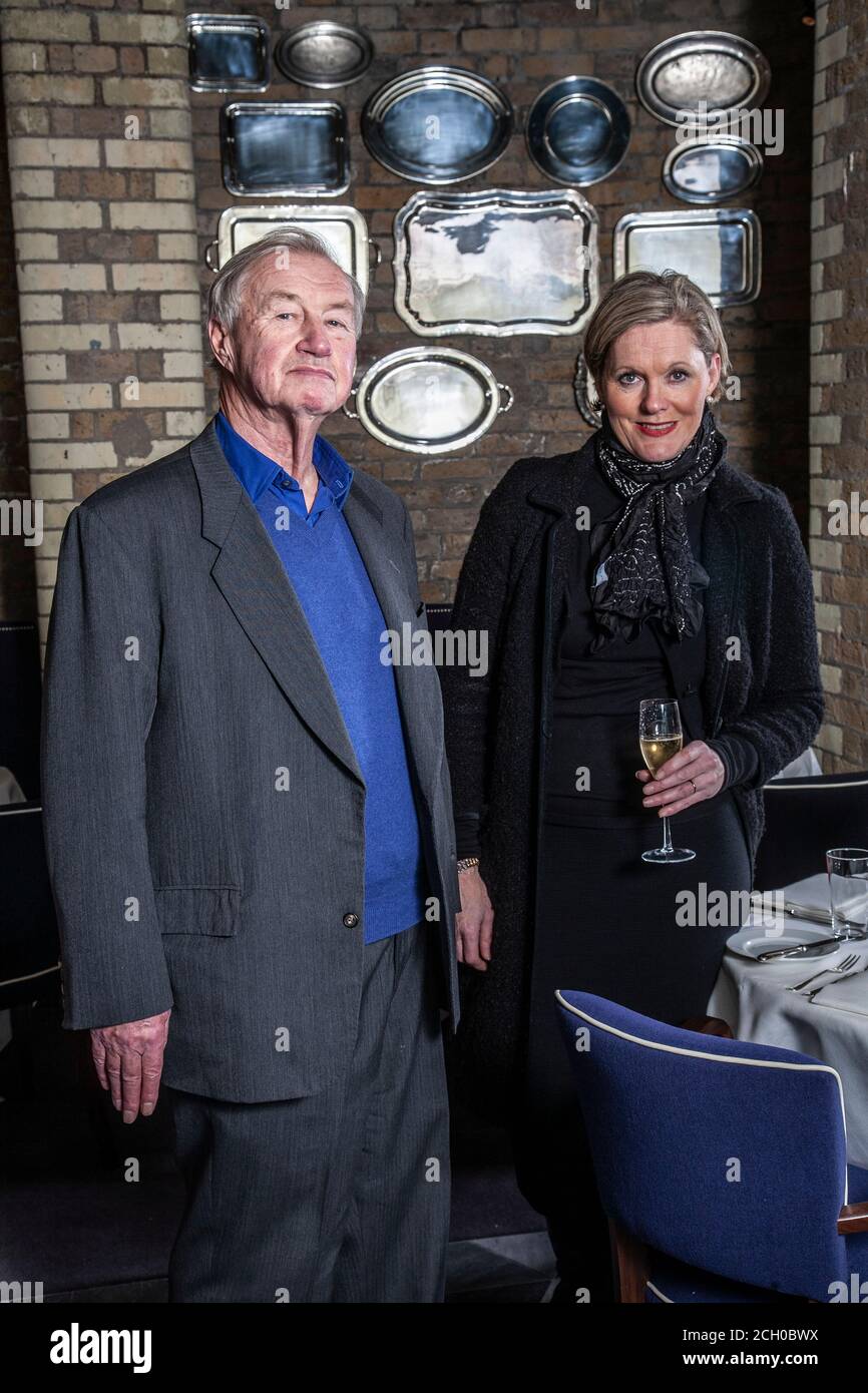 Sir Terence Conran (1931-2020), photographié au restaurant Boundary, Shoreditch, est de Londres, Angleterre, Royaume-Uni Banque D'Images
