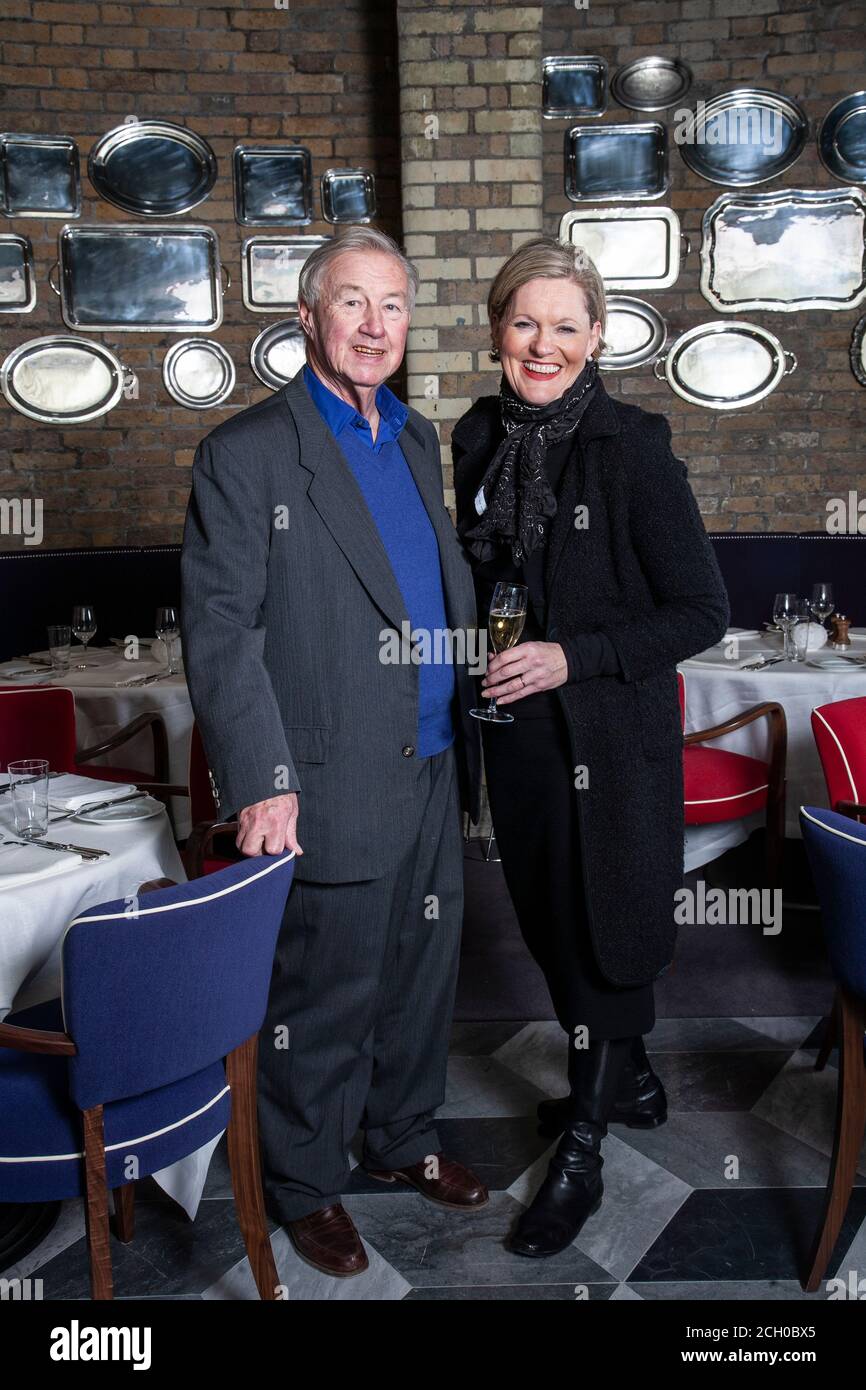 Sir Terence Conran (1931-2020), photographié au restaurant Boundary, Shoreditch, est de Londres, Angleterre, Royaume-Uni Banque D'Images
