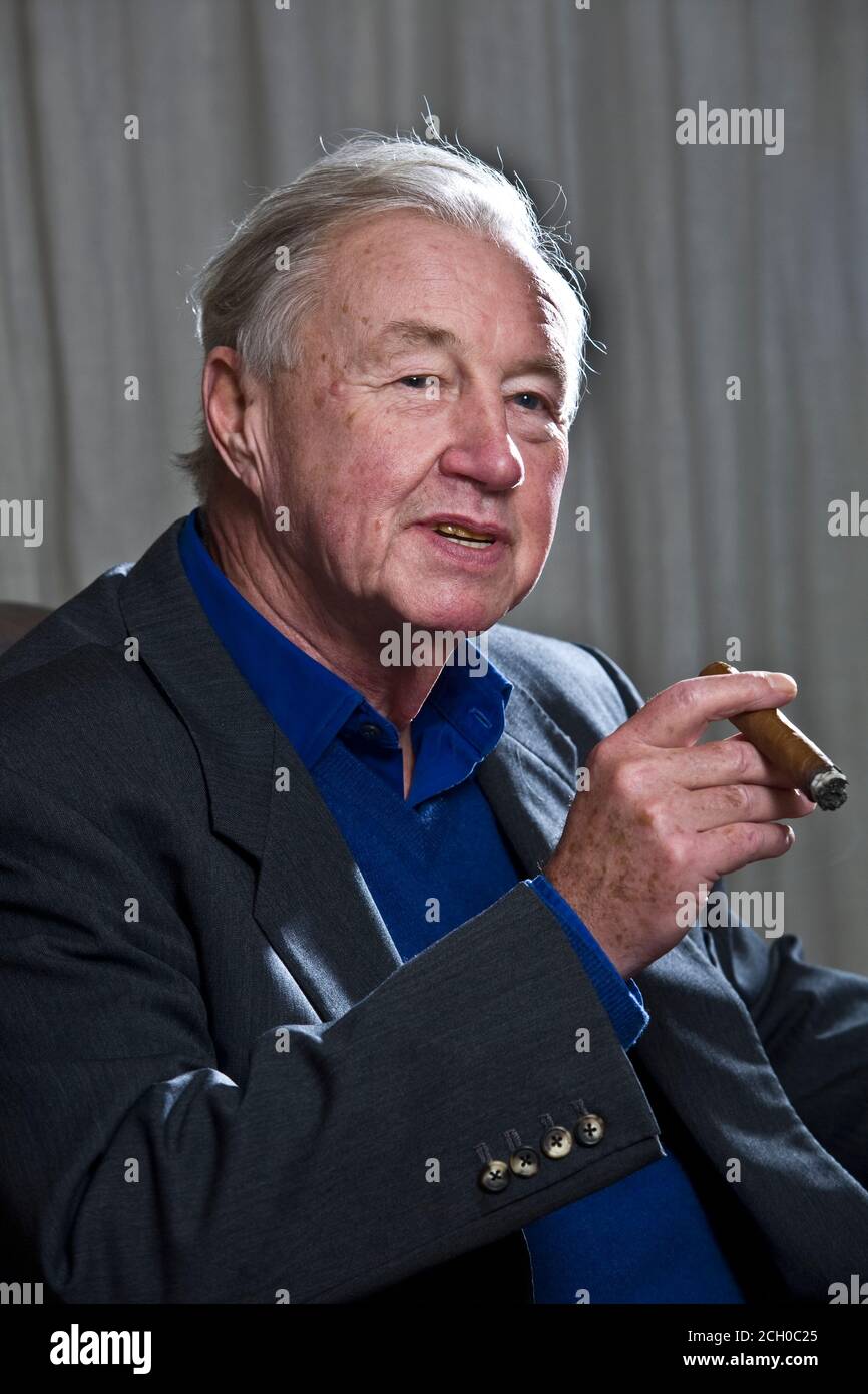 Sir Terence Conran (1931-2020), photographié au restaurant Boundary, Shoreditch, est de Londres, Angleterre, Royaume-Uni Banque D'Images