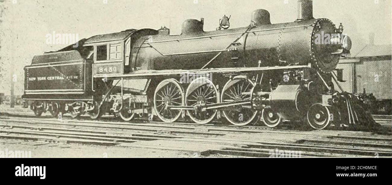 . Le génie ferroviaire et de locomotive : un journal pratique de la force motrice ferroviaire et du matériel roulant . réparations générales. Cette locomotive s'est gasprée hors de l'atelier le 24 mars 1907 et a fait 890 milles dans le service de fret appareils de chauffage de l'air. Editeur: Je voudrais signaler à vous que l'un des points soulevés par M.W. E. Wiley dans les colonnes de Corres-abondance générales de votre numéro de mai, à savoir, le chauffage de l'air pour la com-buction avant qu'il ait admis au feu, est maintenant testé à Englandon le London, Brighton et South1 Oast Railway. L'arrangement est le brevet d'un M. Hammond et Banque D'Images