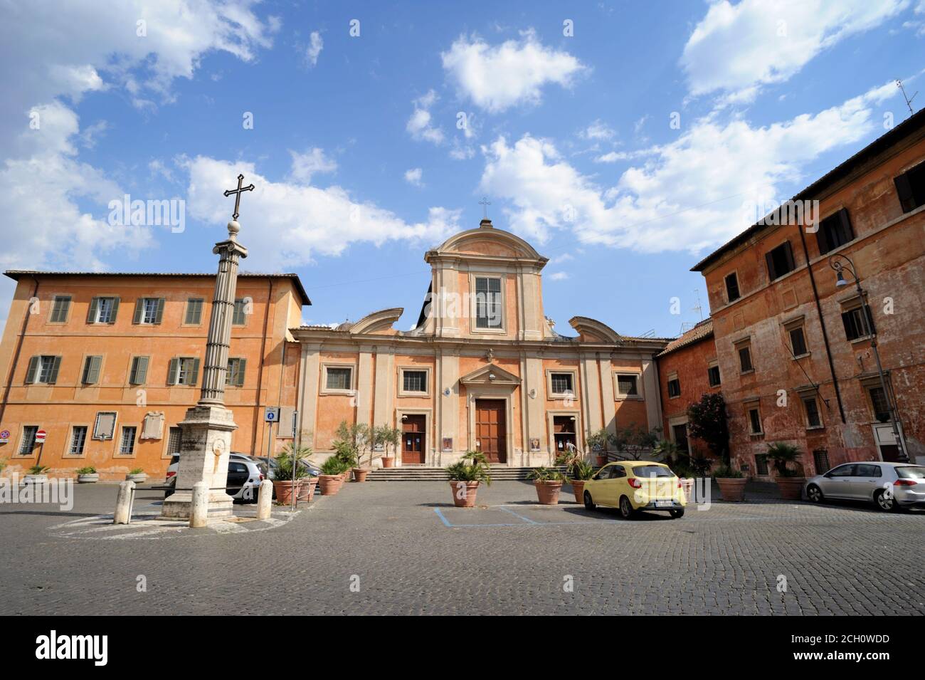 Église San Francesco a Ripa, Trastevere, Rome, Italie Banque D'Images