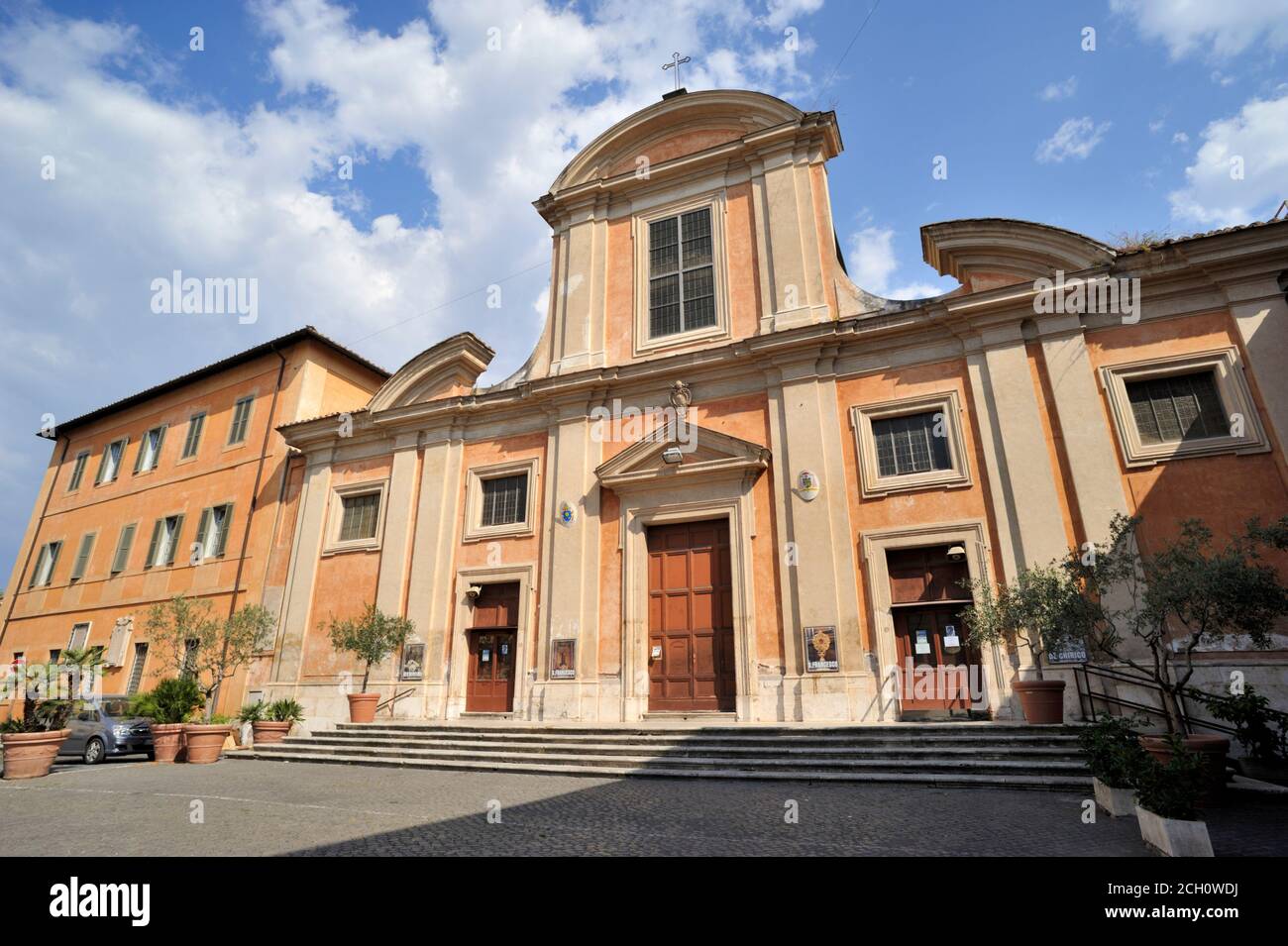 Église San Francesco a Ripa, Trastevere, Rome, Italie Banque D'Images