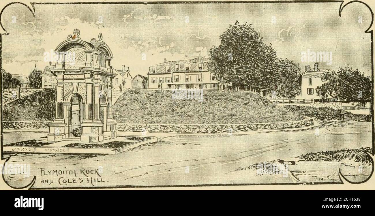 . Maisons de banlieue sur la 'Old Colony.' Un répertoire pour ceux qui cherchent une résidence suburbaine . t Neck, de l'autre côté de la rivière, dans la ville de Berkeley, est le célèbre Dighton Rock, dont les inscriptions dans les hiéroglyphes curieux ont de grandes antiquités perplexes. La roche est de onze pieds de long, et environ cinq feethigh. Dighton est finement situé pour le sumering rural, et a des scènes manyattirantes. Un quartier calme et sain. 44 km de Boston. 5 trains de Boston, jours de semaine. 6 trains pour Boston, jours de semaine. Billet de saison, 3 mois 45.75 $ billet cinq voyages 5.00 Tarif, aller simple l.Lo SOMERSET. Un sm Banque D'Images