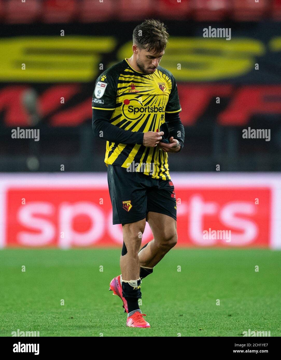 Watford, Royaume-Uni. 11 septembre 2020. KIKO Femenia de Watford lors du match de championnat Sky Bet entre Watford et Middlesbrough à Vicarage Road, Watford, Angleterre, le 11 septembre 2020. Photo d'Andy Rowland. Crédit : Prime Media Images/Alamy Live News Banque D'Images