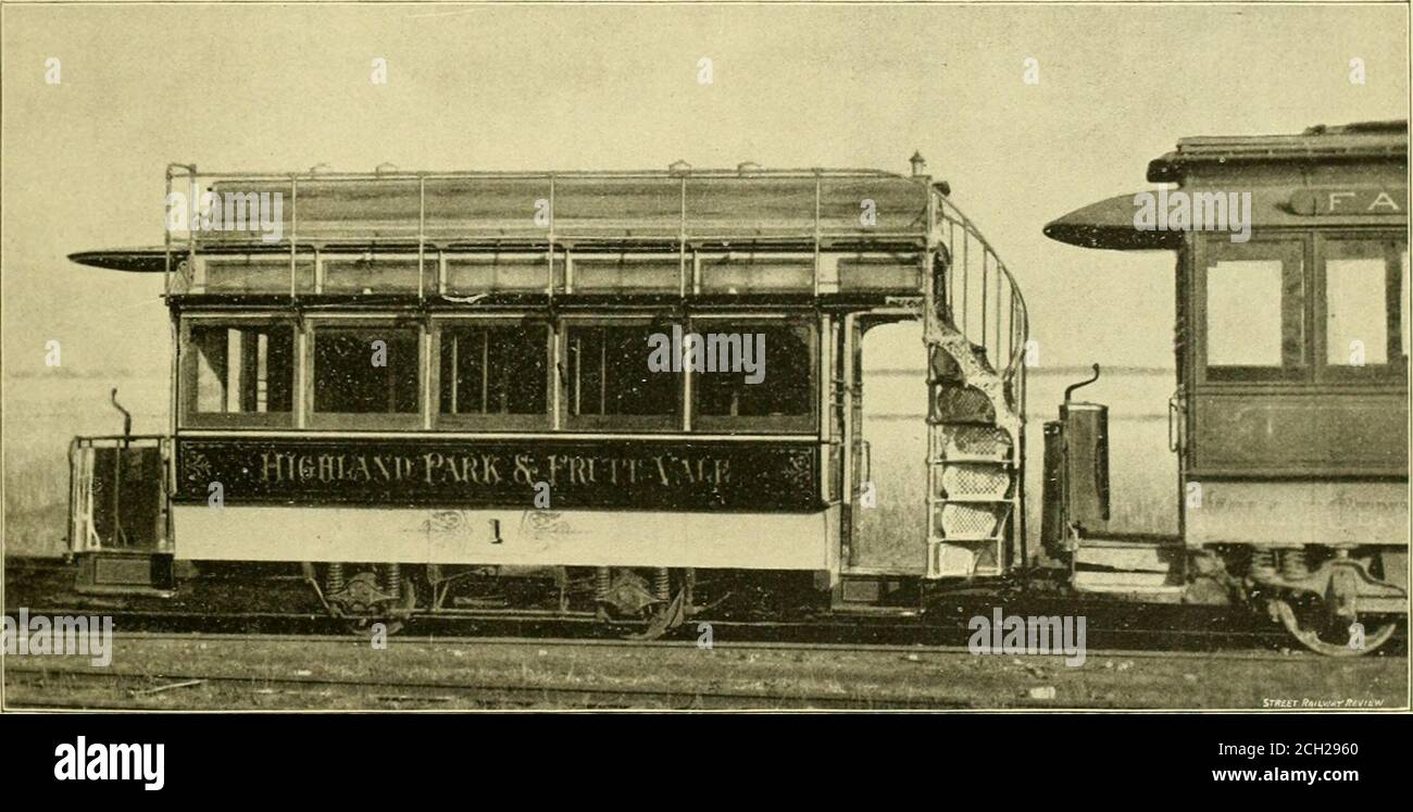 . Le chemin de fer de rue critique . voiture lunise, afin de les obtenir par la porte. Thev peut être utilisé comme moteurs ou remorques les sameas autres voitures. w hich sont construits pour la Duquesne traction Co. De Pittsburg, et donne une illustration la plus frappante de la hauteur thecomparative des deux voitures. M. 11, (j. Bird, qui est si bien et j^leasly connu des hommes de chemin de fer d'avant-rue, ayant fourni des fournitures dans leur ligne pendant de nombreuses années, a été sécurisé comme agent général pour allTerritory est des montagnes Rocheuses, et est alarmement inreçu d'un grand nombre d'enquêtes concernant ce carqui est constructe Banque D'Images