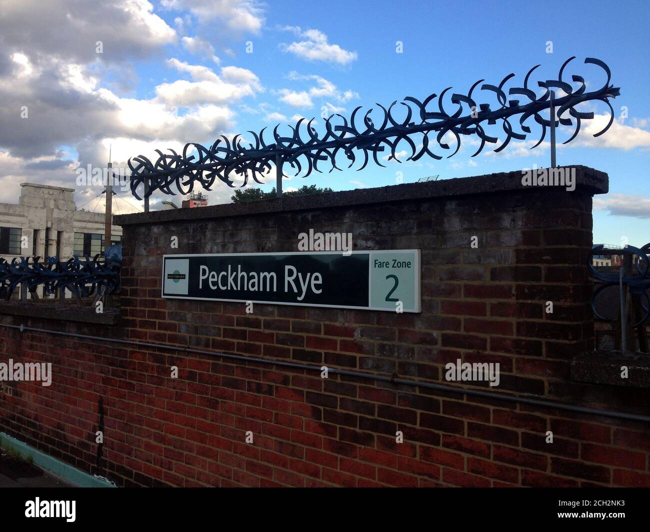 Gare de Peckham Rye,détail Banque D'Images