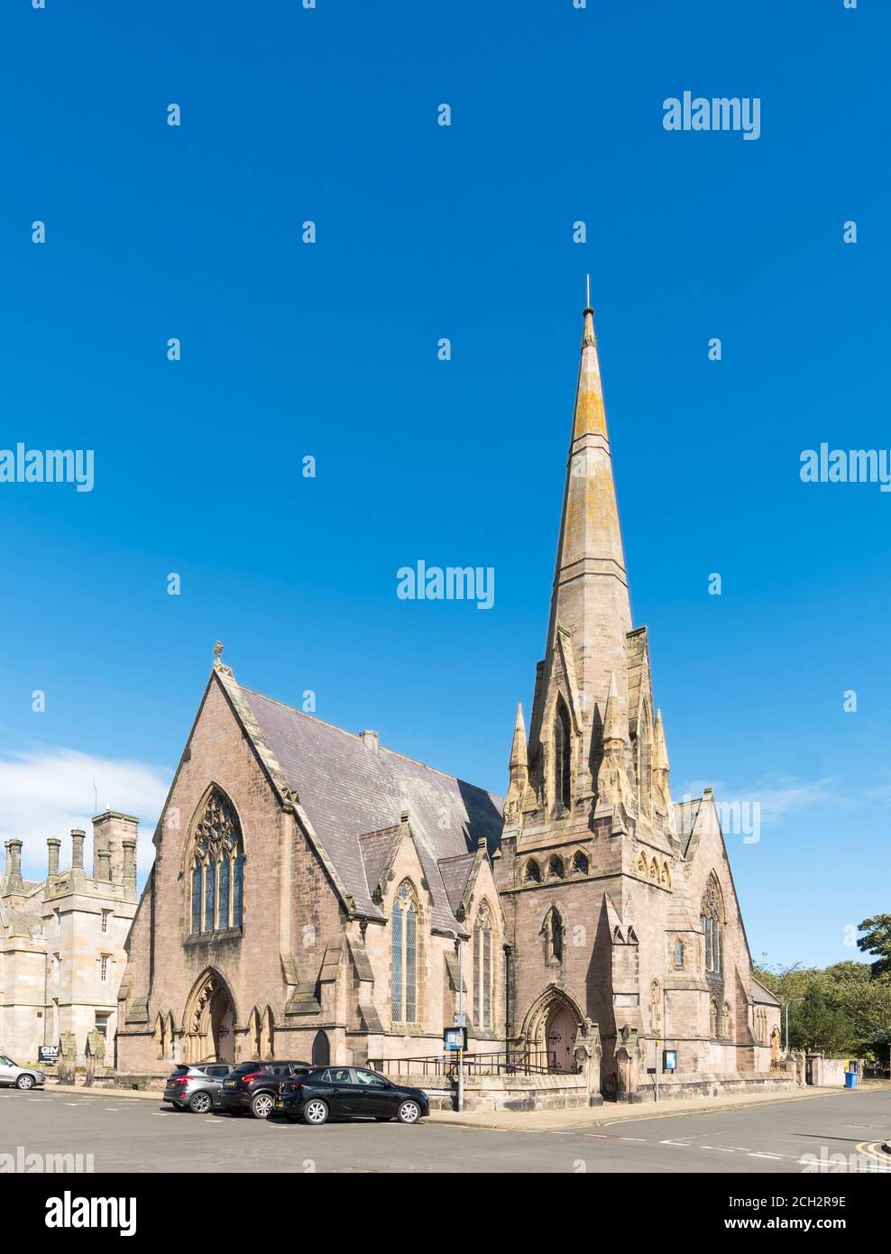 Église d'Écosse, église St Andrews, à Berwick upon Tweed, Northumberland, Angleterre Royaume-Uni Banque D'Images