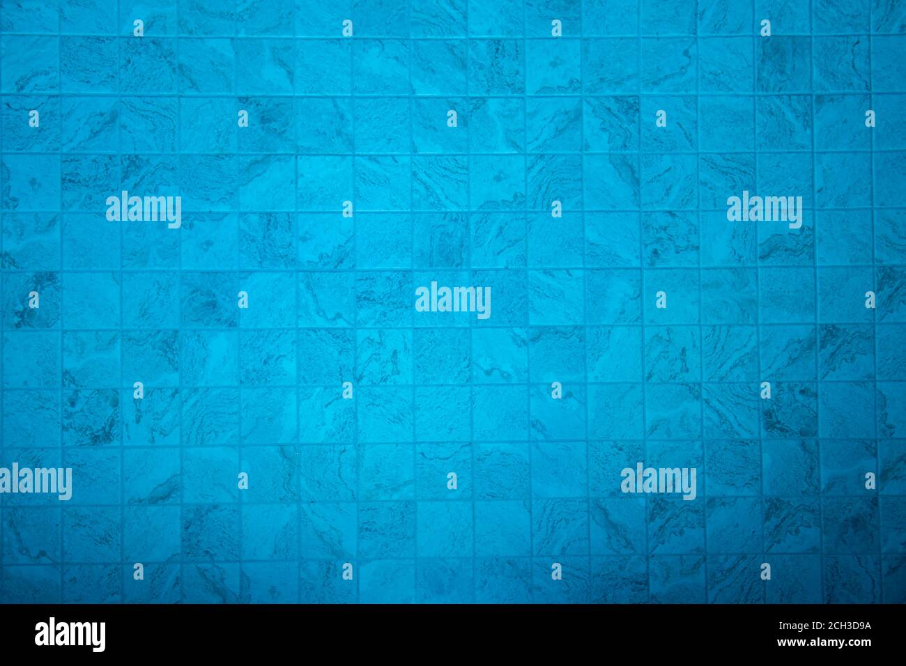 Piscine d'eau texture caustique sans couture. Mosaïque... Banque D'Images