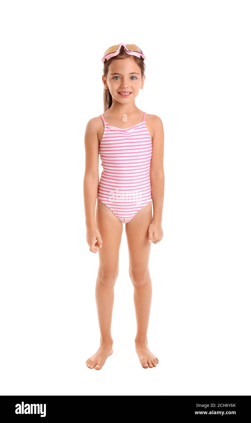 Petite fille maillot de bain Banque de photographies et d'images à haute  résolution - Alamy