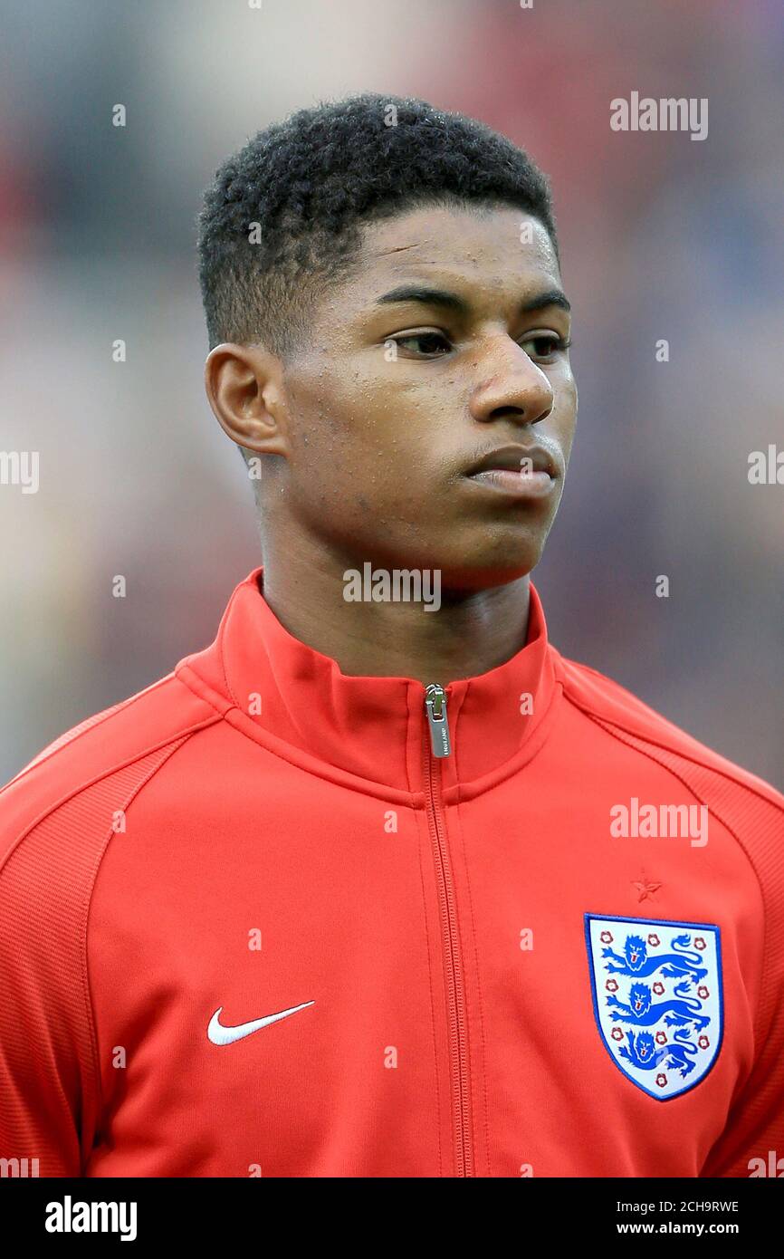 L'Angleterre Marcus Rashford Banque D'Images