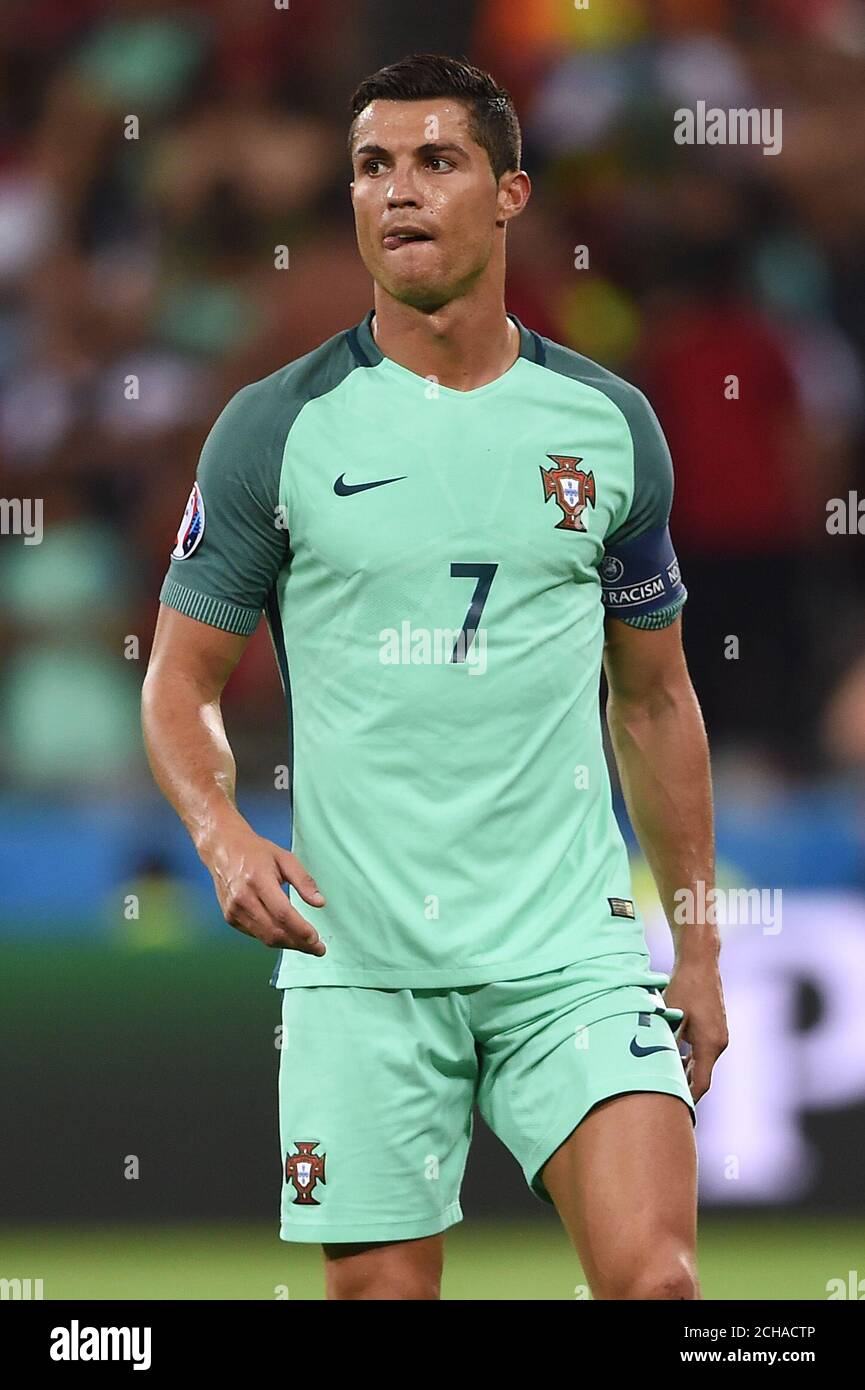 Cristiano Ronaldo Portugal Lors De L Uefa Euro 2016 Match De Demi Finale Au Stade De Lyon Lyon Appuyez Sur Association Photo Date De La Photo Mercredi 6 Juillet 2016 Voir Pa Story Football