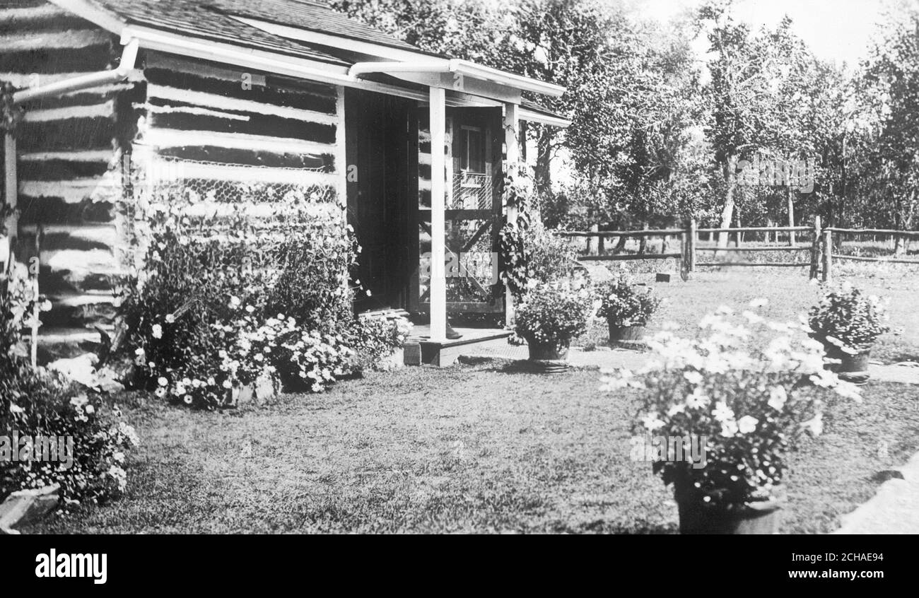 Le ranch du Prince de Galles dans le sud de l'Alberta. Banque D'Images