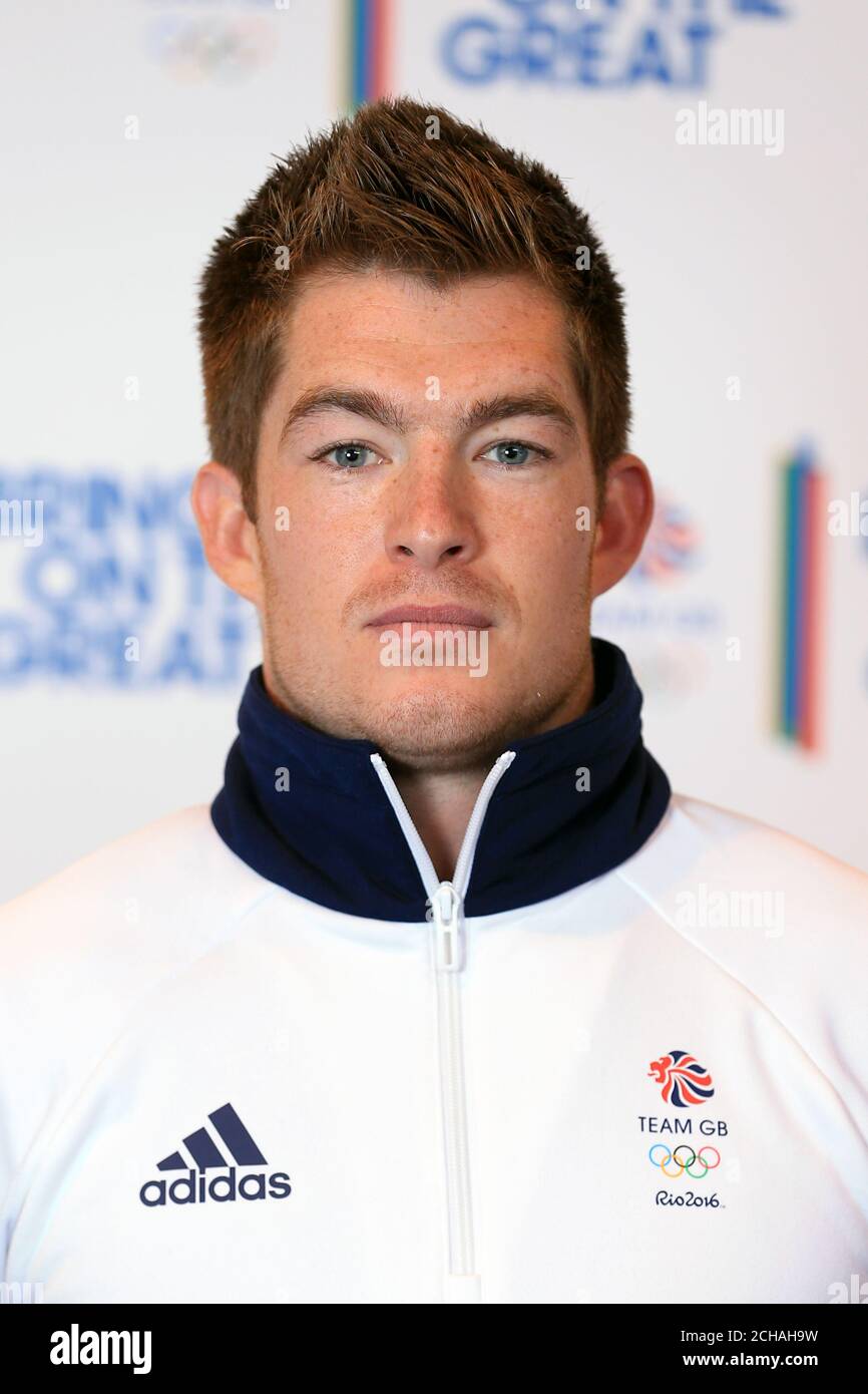 Le joueur de hockey de l'équipe GB Henry Weir lors de la séance de kitting out au NEC, Birmingham. APPUYEZ SUR ASSOCIATION photo. Date de la photo: Jeudi 30 juin 2016. Le crédit photo devrait se lire comme suit : Tim Goode/PA Wire Banque D'Images