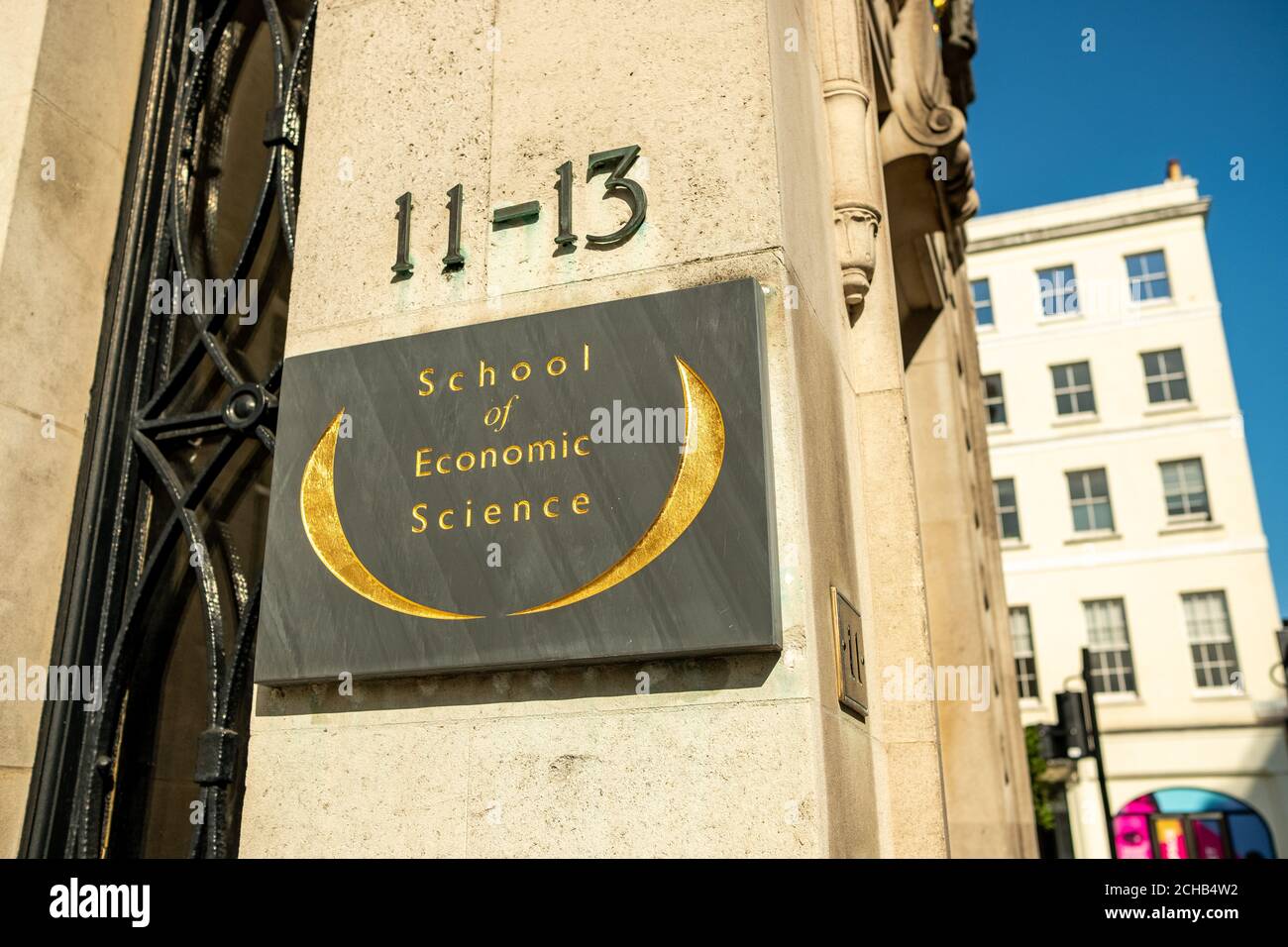Londres- septembre 2020: École de sciences économiques bâtiment à Marylebone Londres Banque D'Images