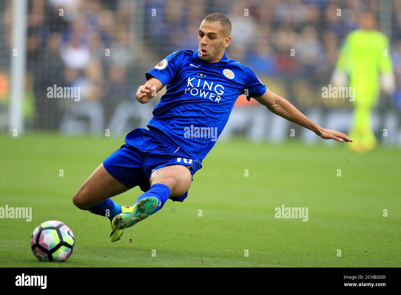Leicester City's Islam Slimani Banque D'Images